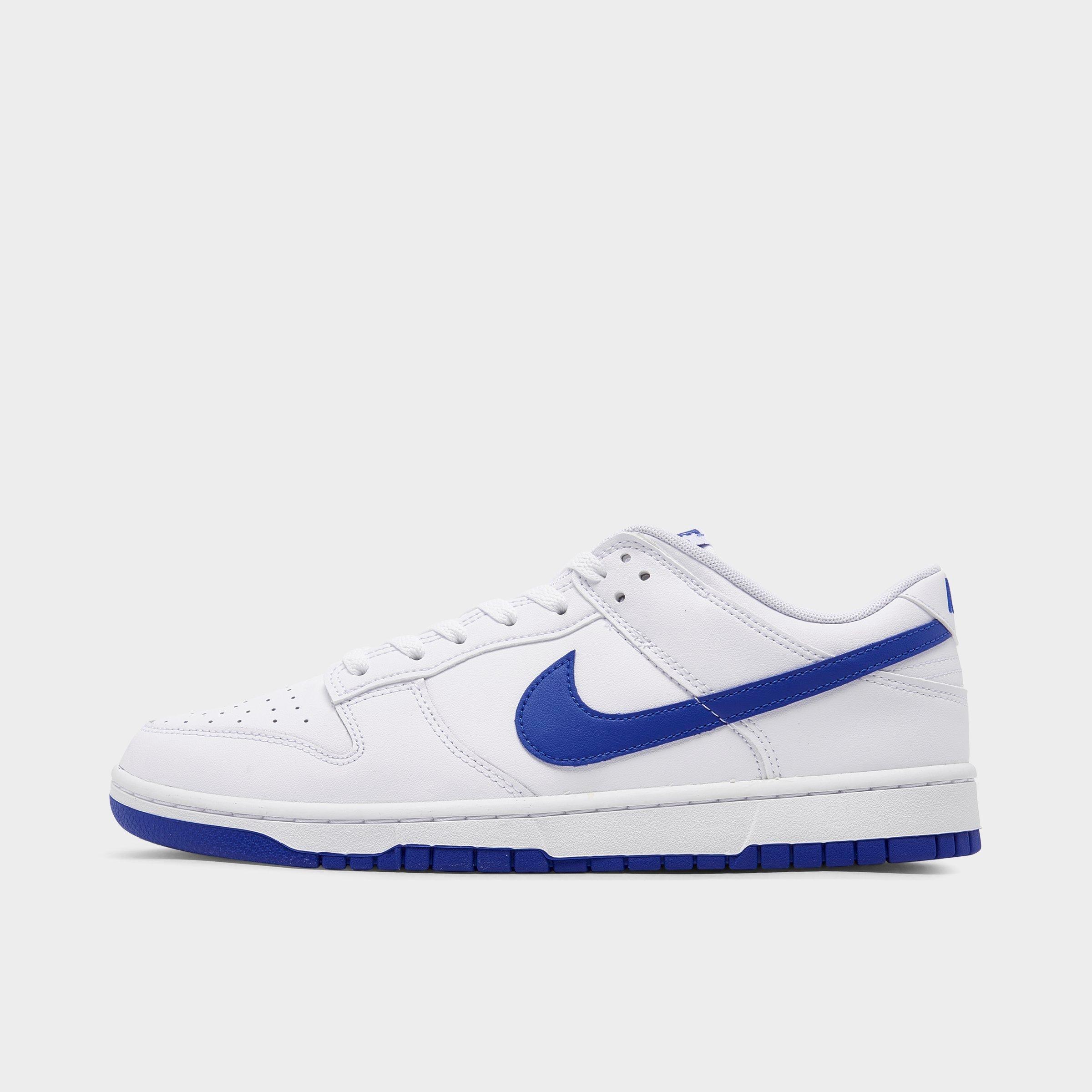 Nike Dunk Low Retro Casual Shoes In Summit White/hyper Royal