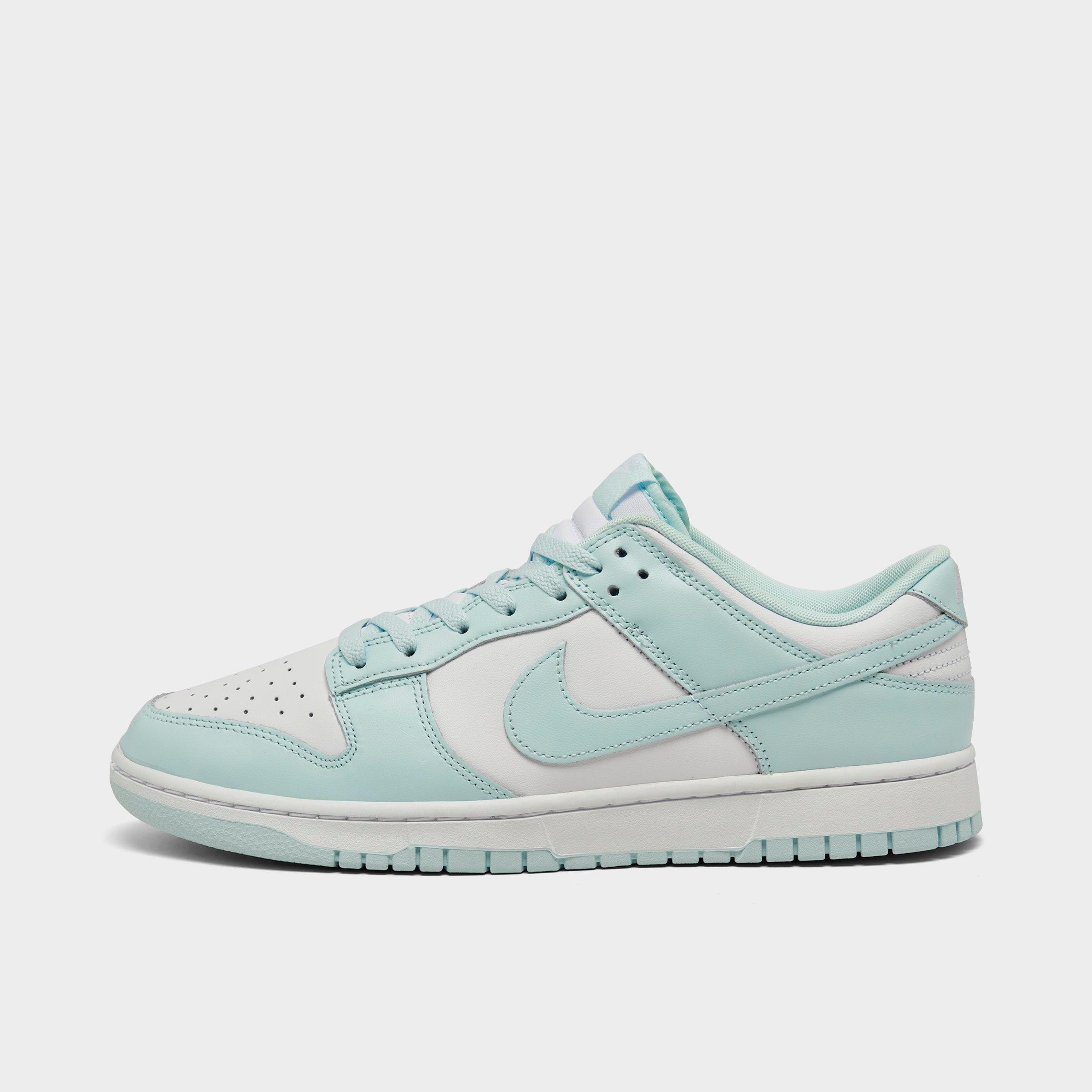 Shop Nike Dunk Low Retro Casual Shoes (men's Sizing) In White/glacier Blue