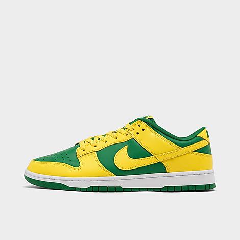 Nike Dunk Low Retro Casual Shoes In Apple Green/yellow Strike/white