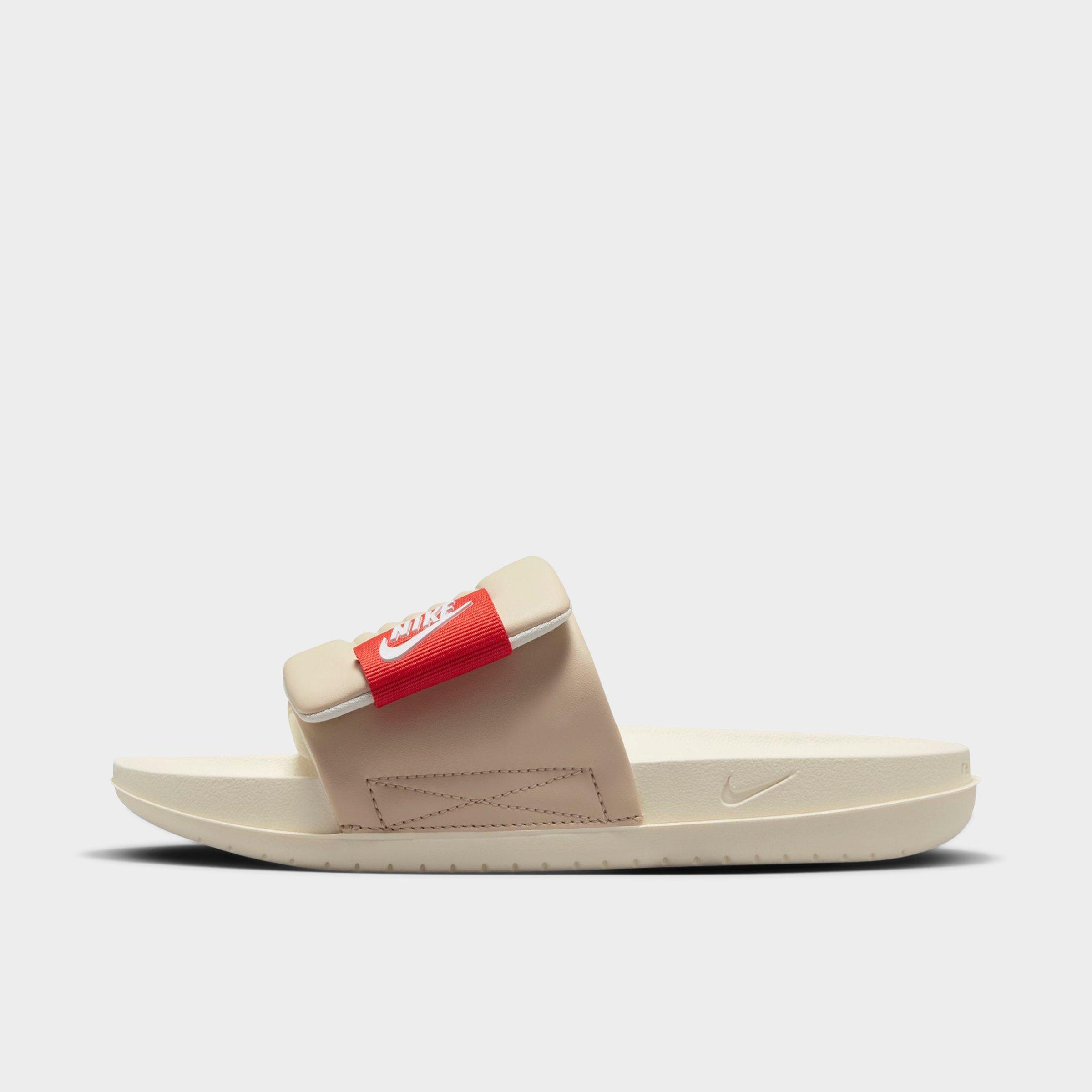 Nike Women's Offcourt Adjust Slides In Sanddrift/sail/picante Red/coconut Milk/phantom