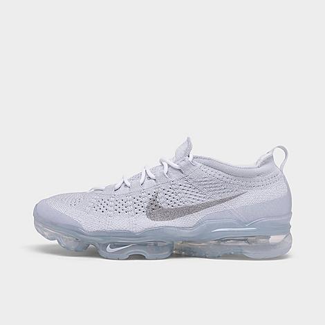 Shop Nike Men's Air Vapormax 2023 Flyknit Running Shoes In Pure Platinum/white/pure Platinum