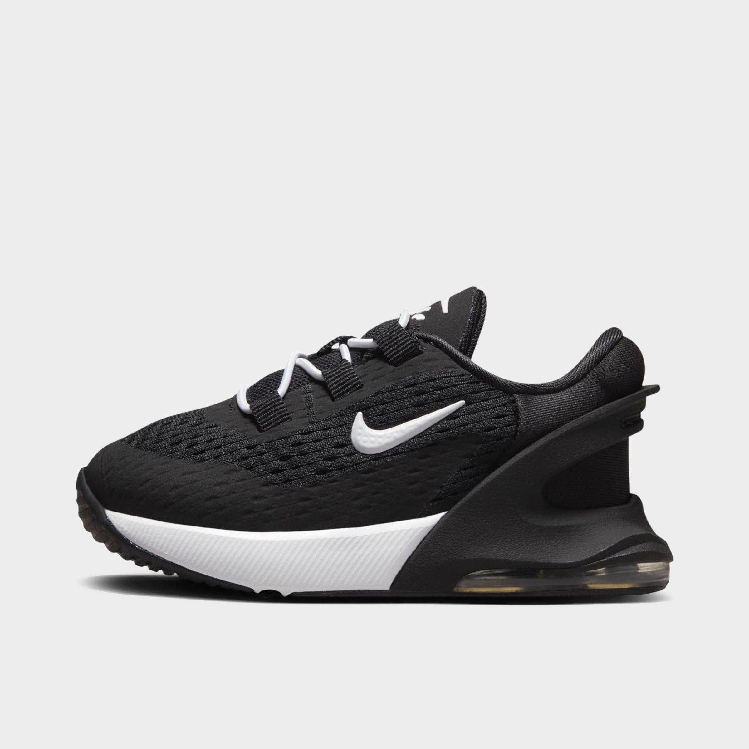 Nike Babies'  Kids' Toddler Air Max 270 Go Stretch Lace Casual Shoes In Black/white