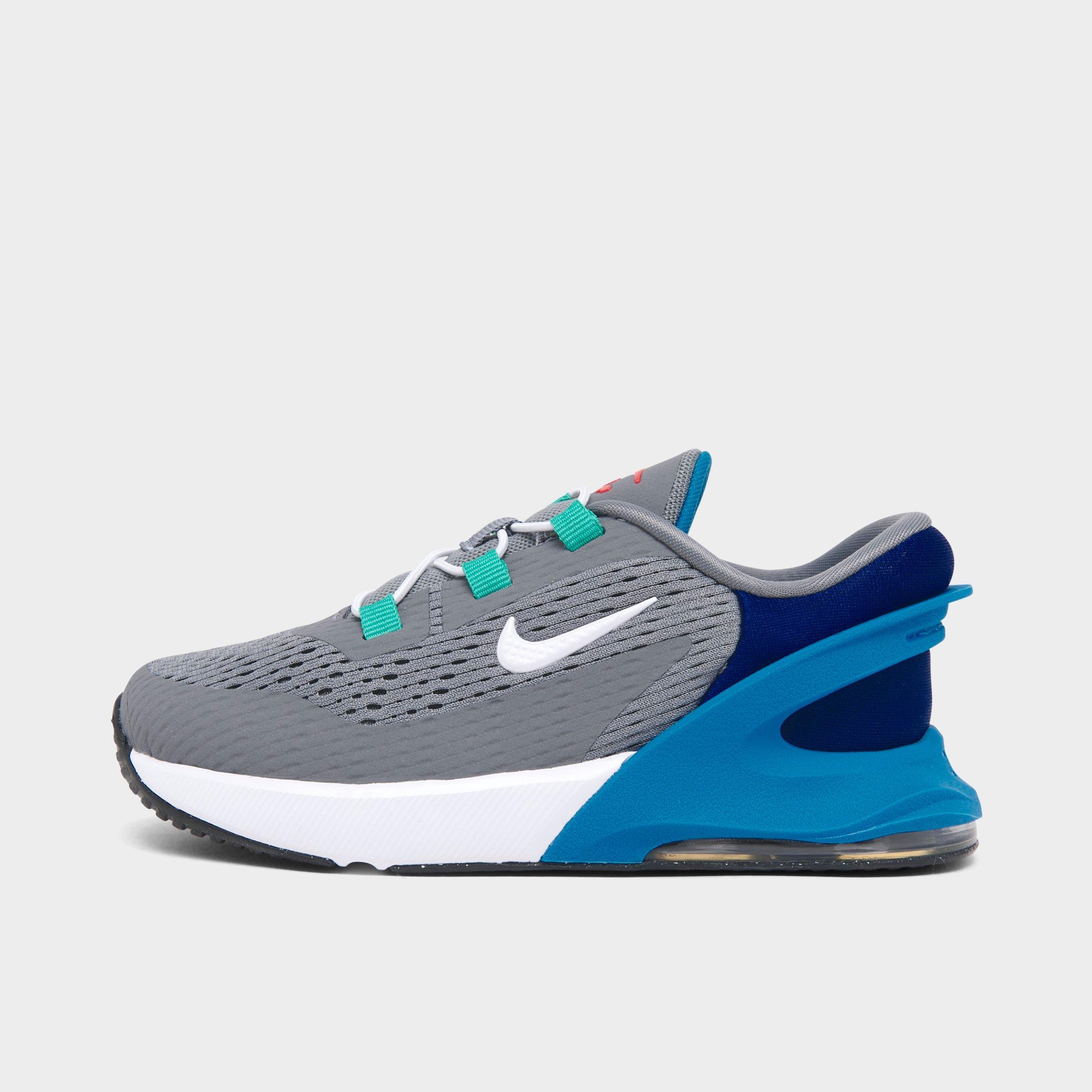 Nike Babies'  Kids' Toddler Air Max 270 Go Stretch Lace Casual Shoes In Cool Grey/white/photo Blue