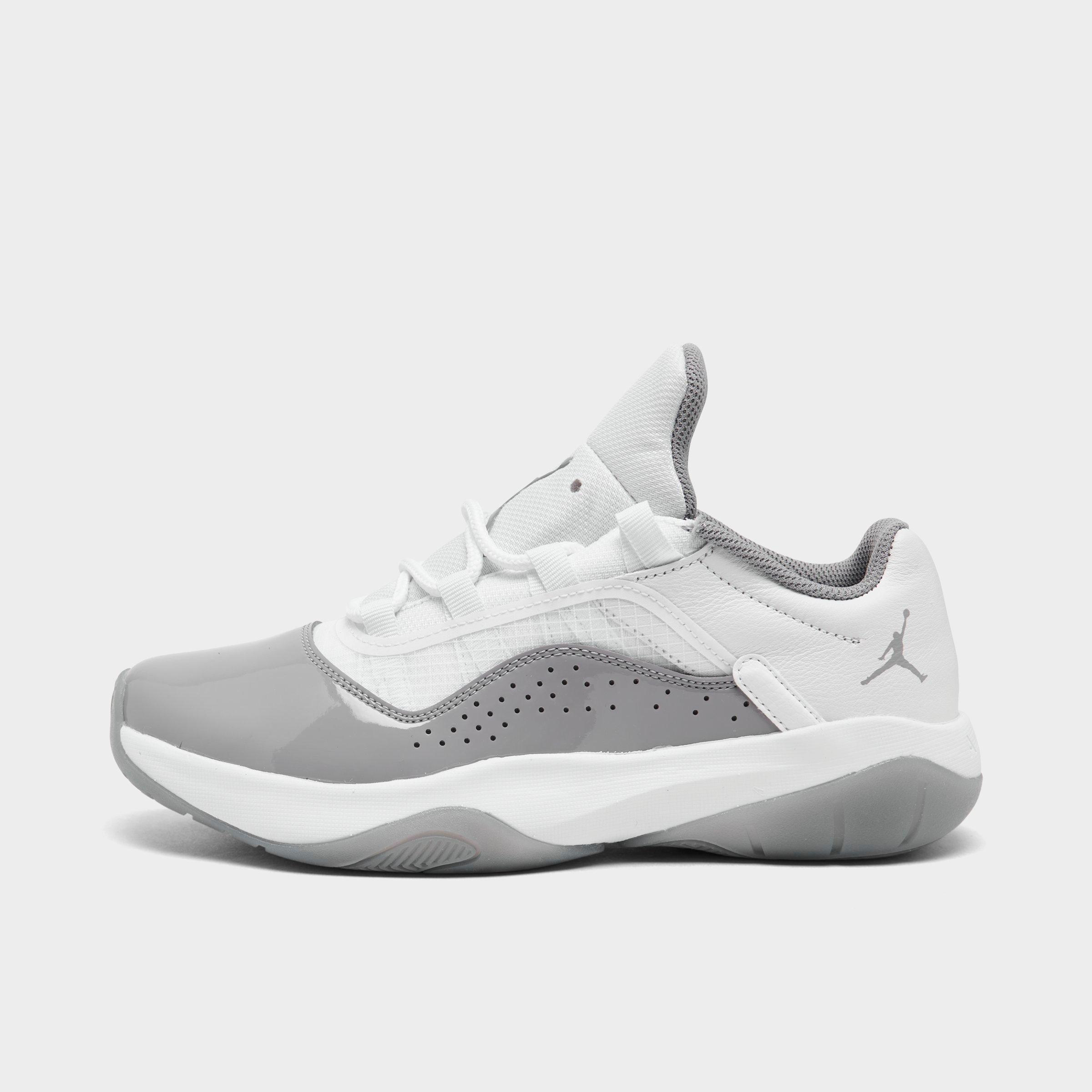 Nike Air Jordan 11 Cmft Low Sneakers In White And Gray
