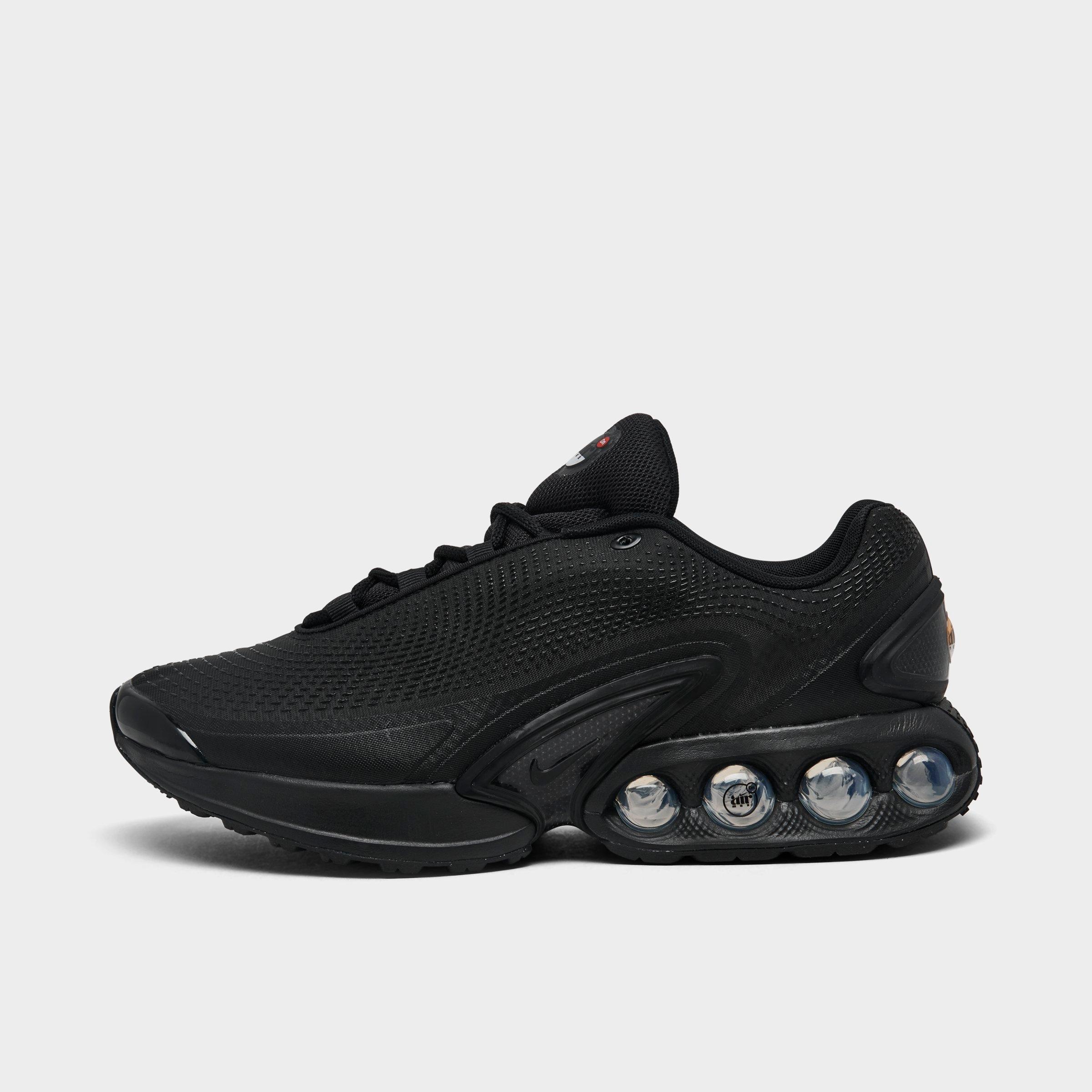 Shop Nike Men's Air Max Dn Casual Shoes In Black/black/metallic Dark Grey/black