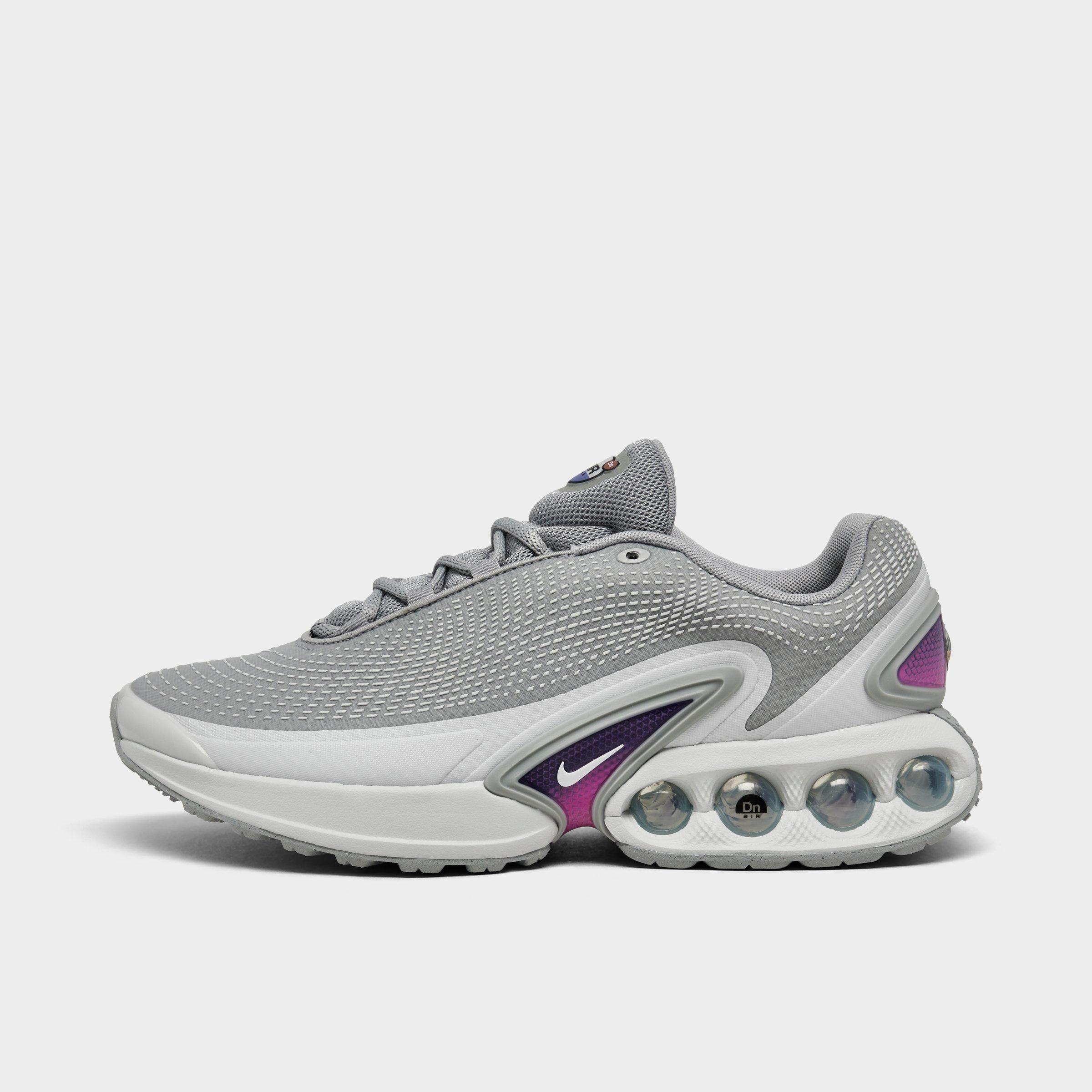 Nike Men's Air Max Dn Casual Shoes in Light Smoke Grey/Photon Dust/Persian Violet Size: 7.5