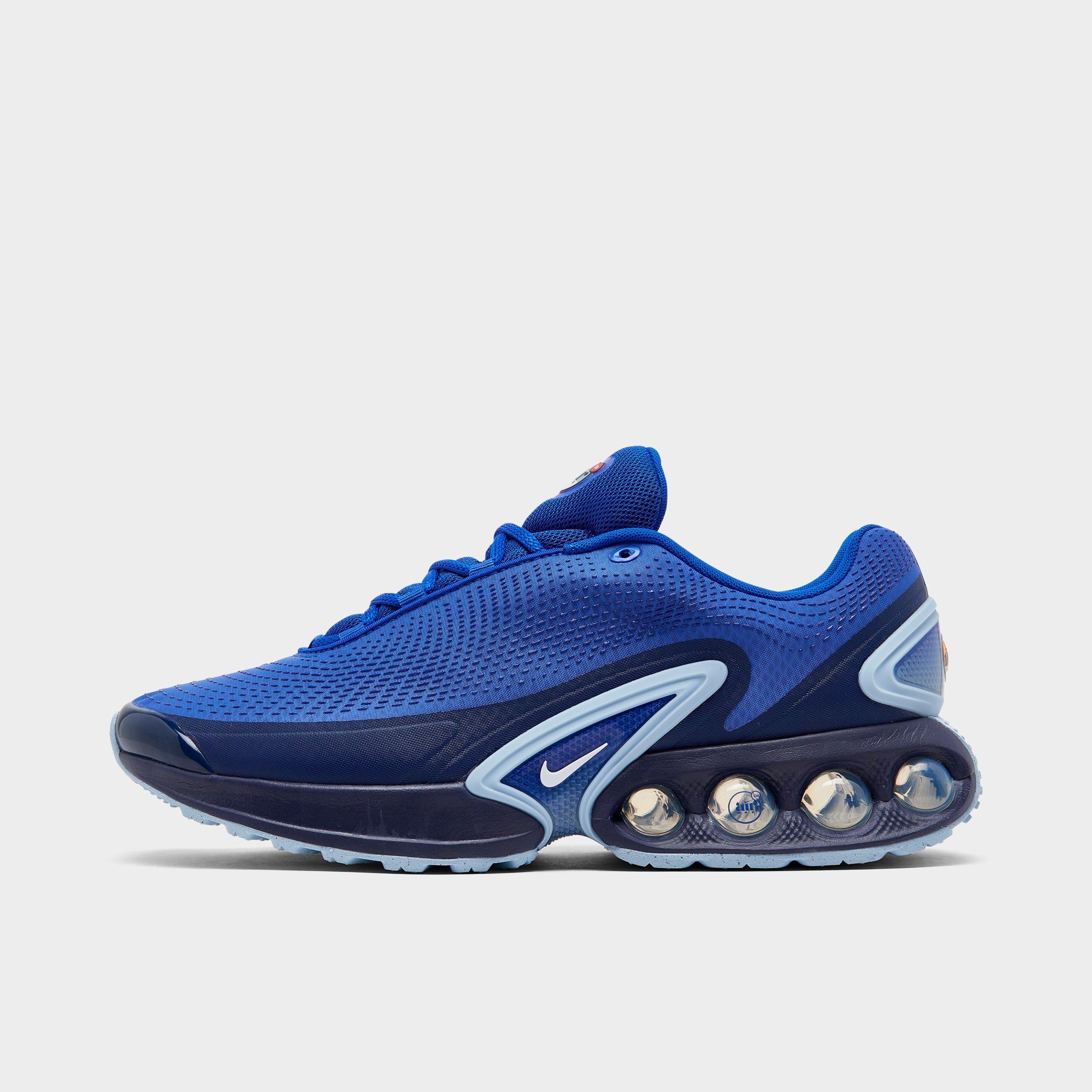 Shop Nike Men's Air Max Dn Casual Shoes In Hyper Blue/white/midnight Navy