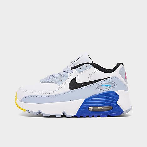 Nike Babies'  Kids' Toddler Air Max 90 Casual Shoes In White/blue Whisper/hyper Royal/black