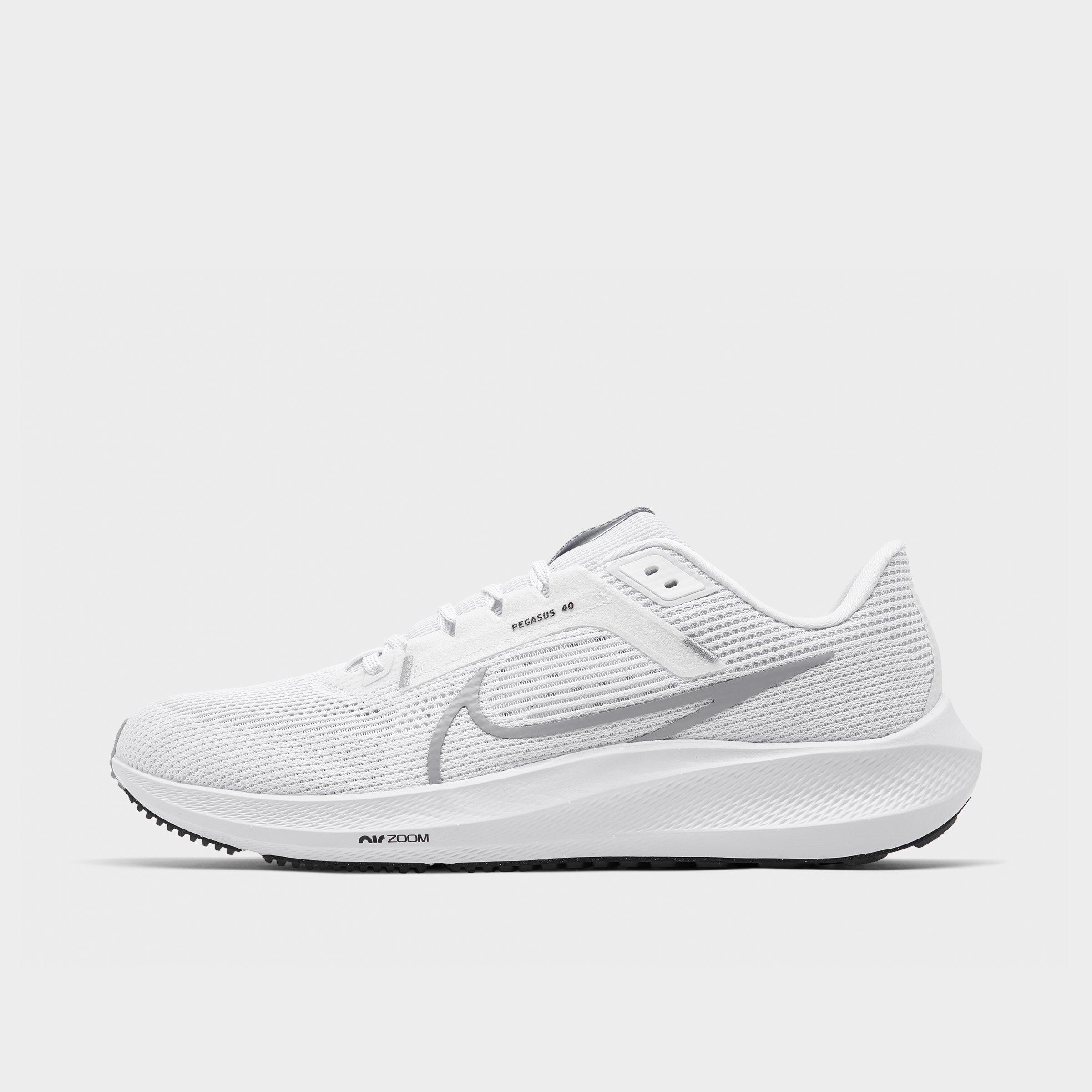 Nike Men's Air Zoom Pegasus 40 Running Shoes in White/Black/Photon Dust Size: 7.5