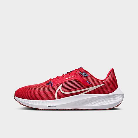 Nike Men's Air Zoom Pegasus 40 Running Shoes In University Red/midnight Navy/blue Joy/sea Glass