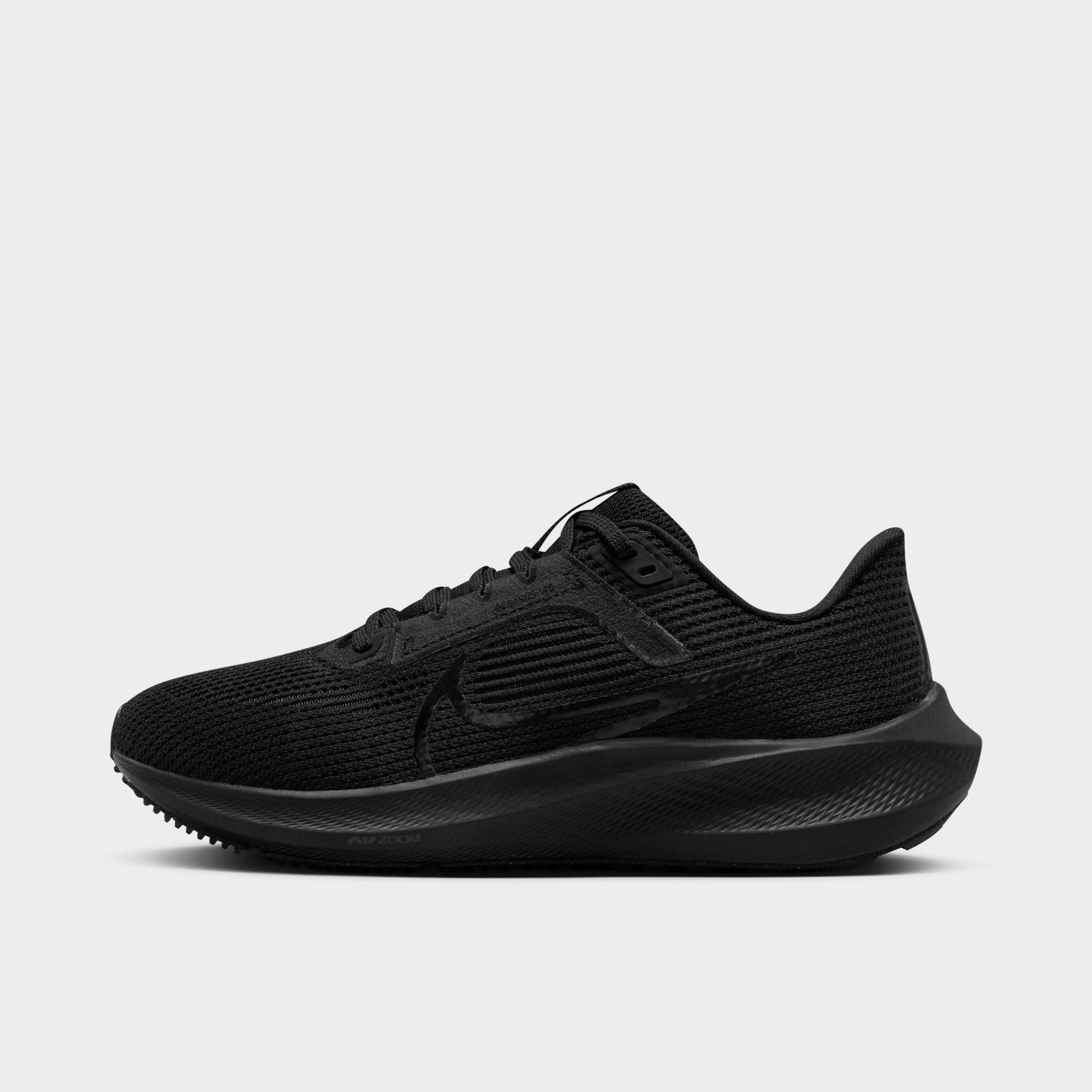 Nike Women's Zoom Pegasus 40 Running Shoes In Black/black/anthracite