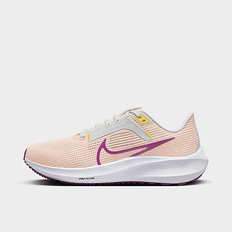 Nike Women's Zoom Pegasus 40 Running Shoes In Guava Ice/vivid Purple/amber Brown/photon Dust