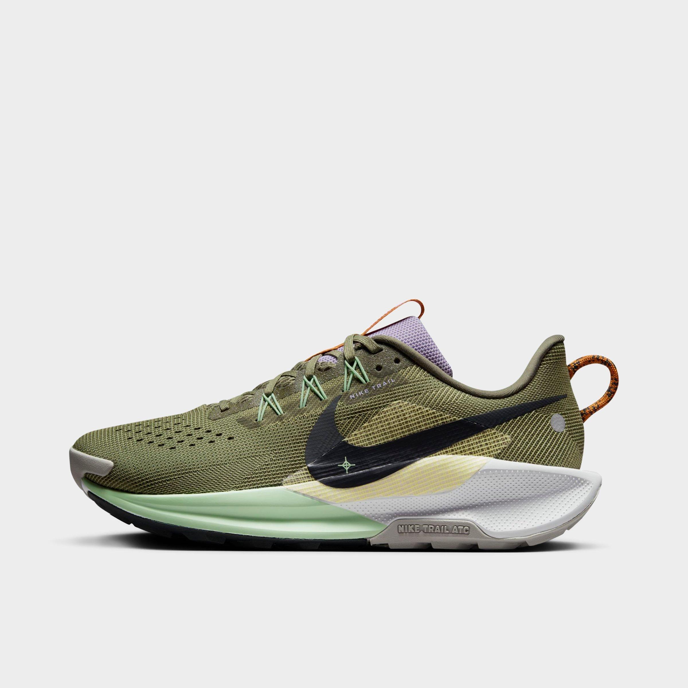 Nike Men's Pegasus Trail 5 Trail Running Shoes in Medium Olive/Neutral Olive/Vapor Green Size: 6.0