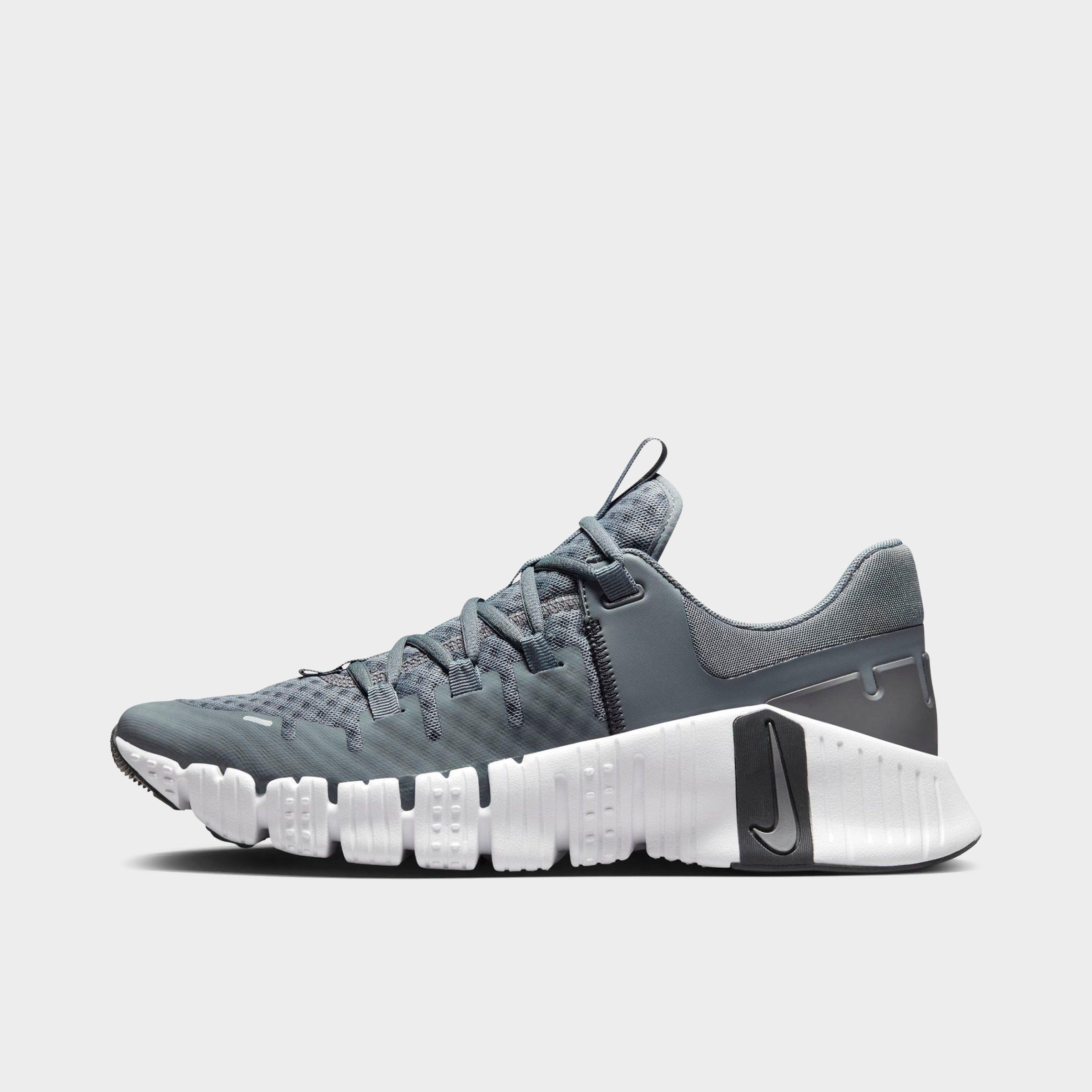 Nike Free Metcon 5 Rubber-trimmed Mesh Sneakers In Smoke Grey/smoke Grey/iron Grey/black