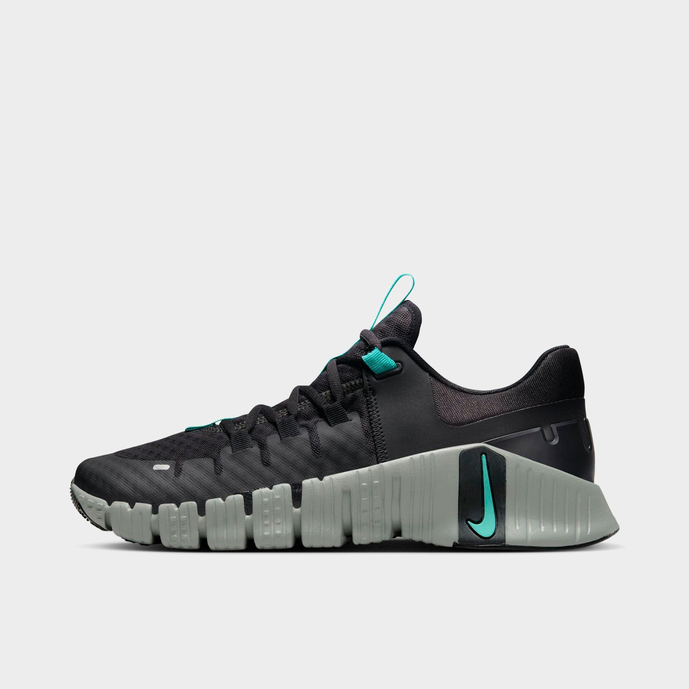 Nike Men's Free Metcon 5 Training Shoes In Black/clear Jade/mica Green