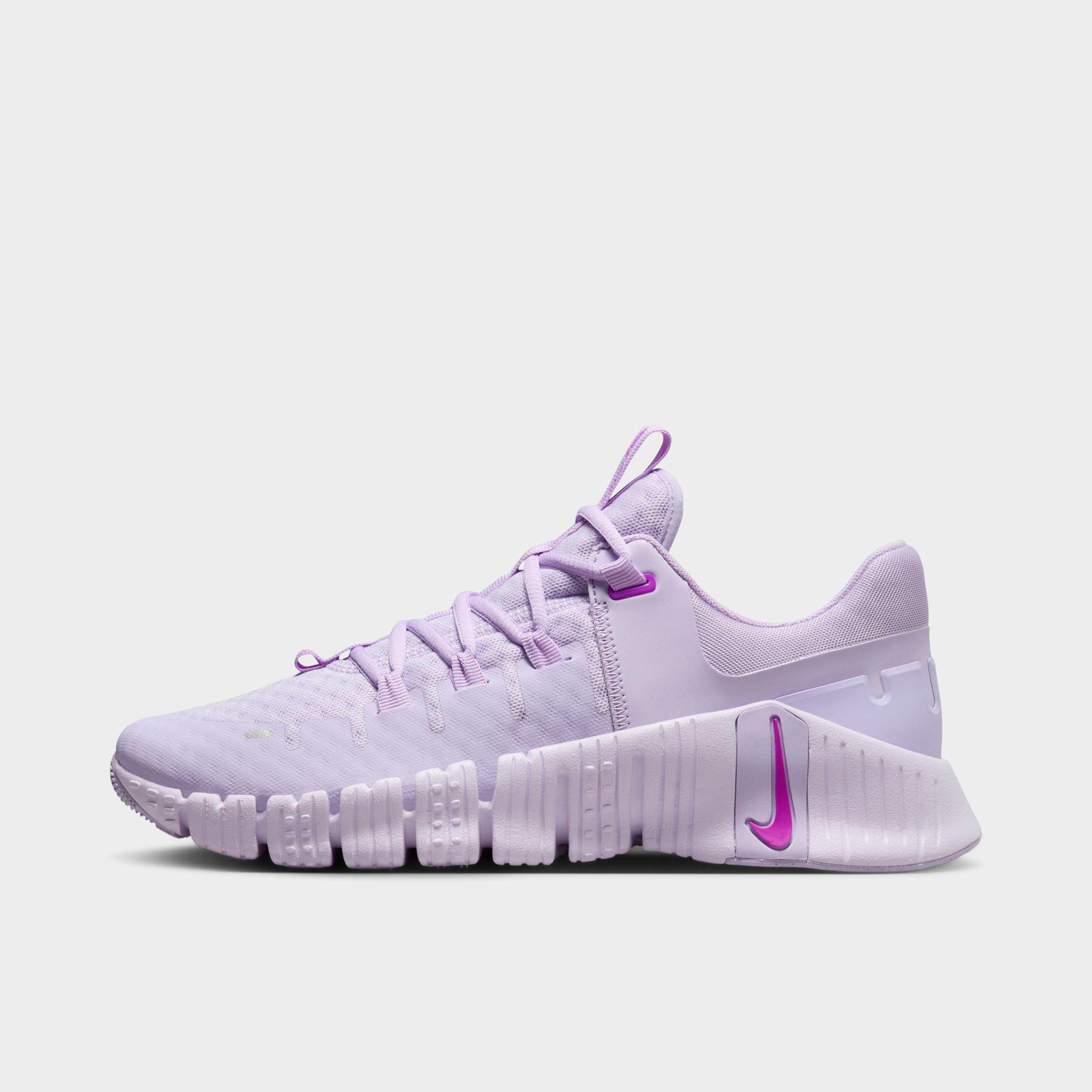 Shop Nike Women's Free Metcon 5 Training Shoes In Lilac Bloom/barely Grape/vivid Purple