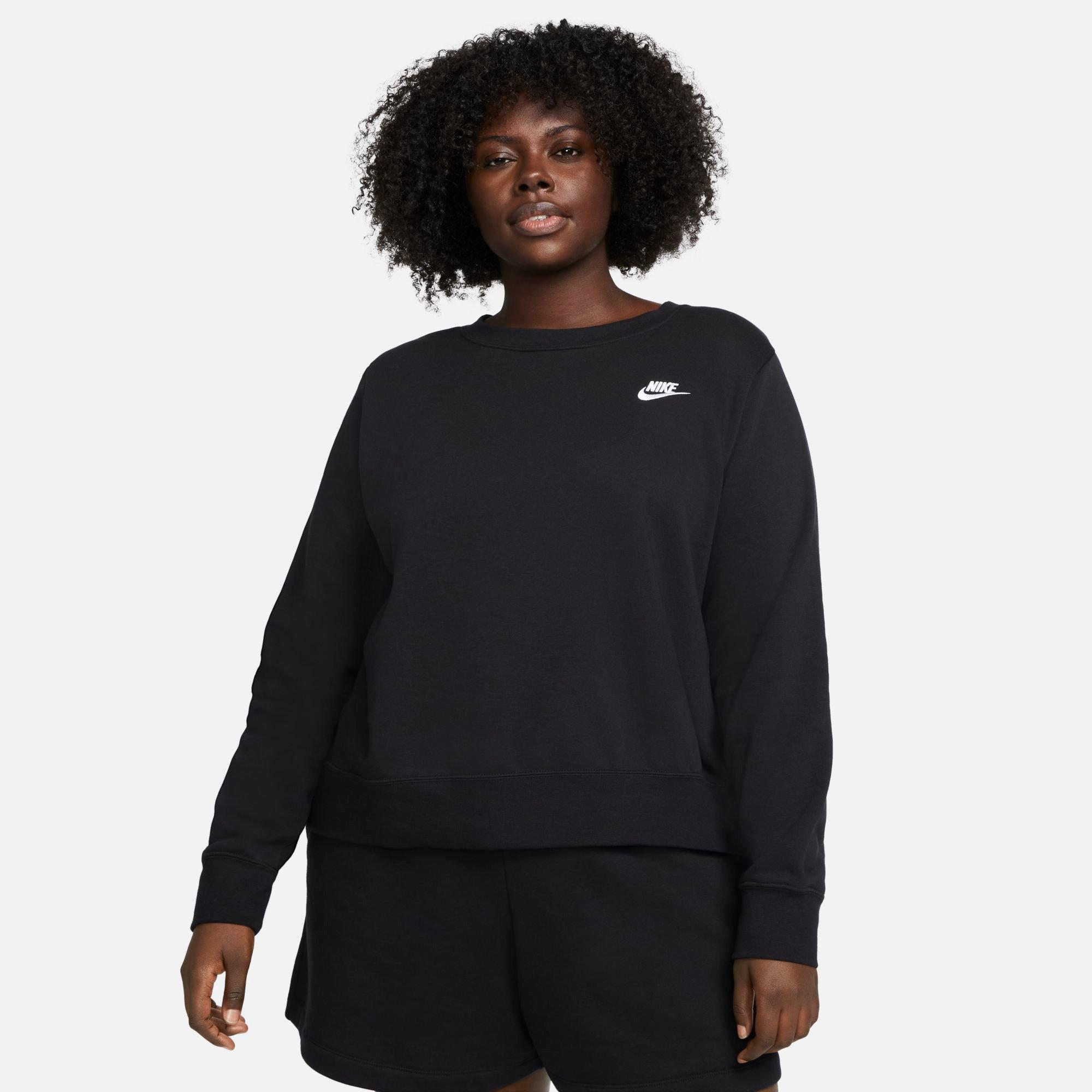 NIKE NIKE WOMEN'S SPORTSWEAR CLUB FLEECE CREWNECK (PLUS SIZE)