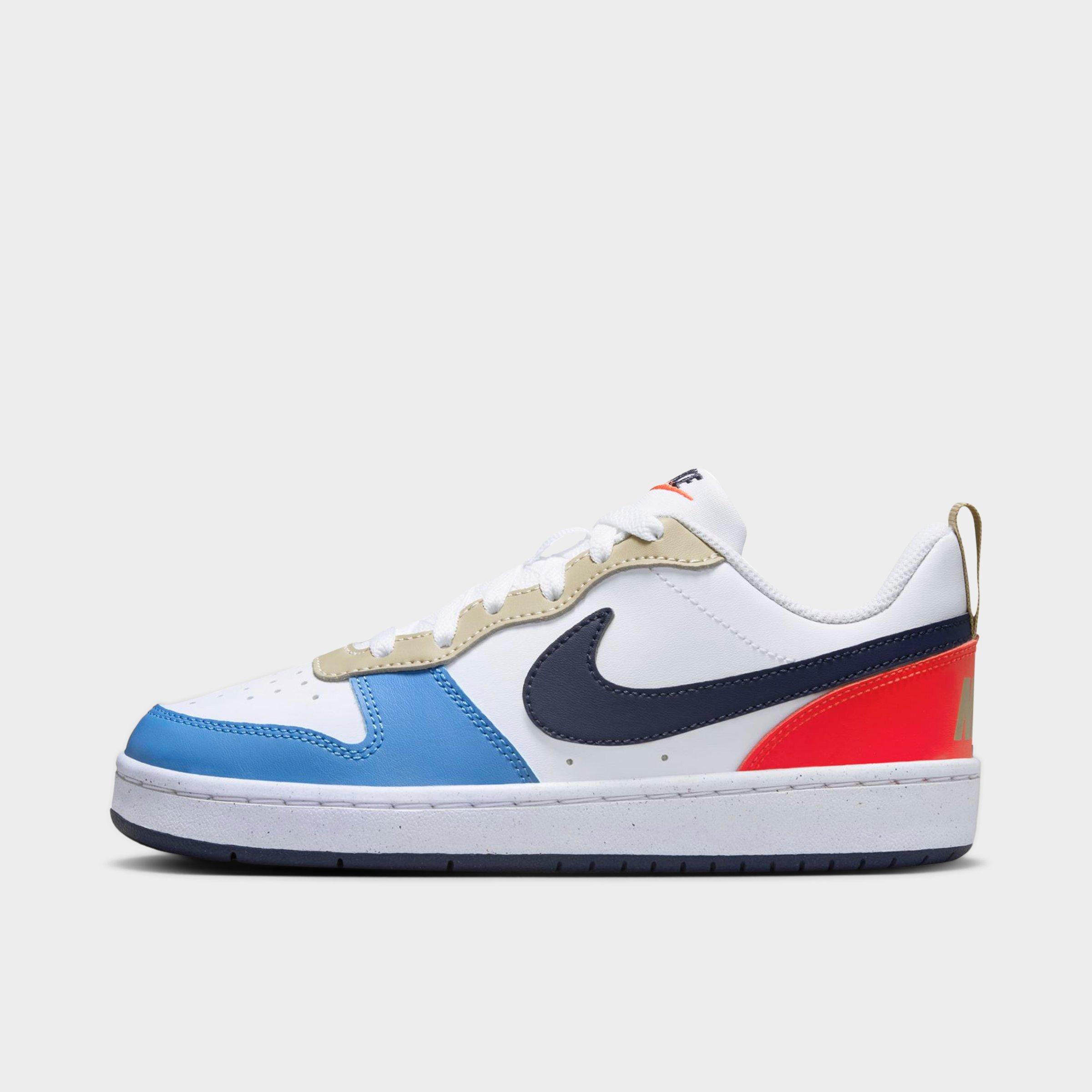 Nike Big Kids' Court Borough Low Recraft Casual Shoes Size 4 Leather