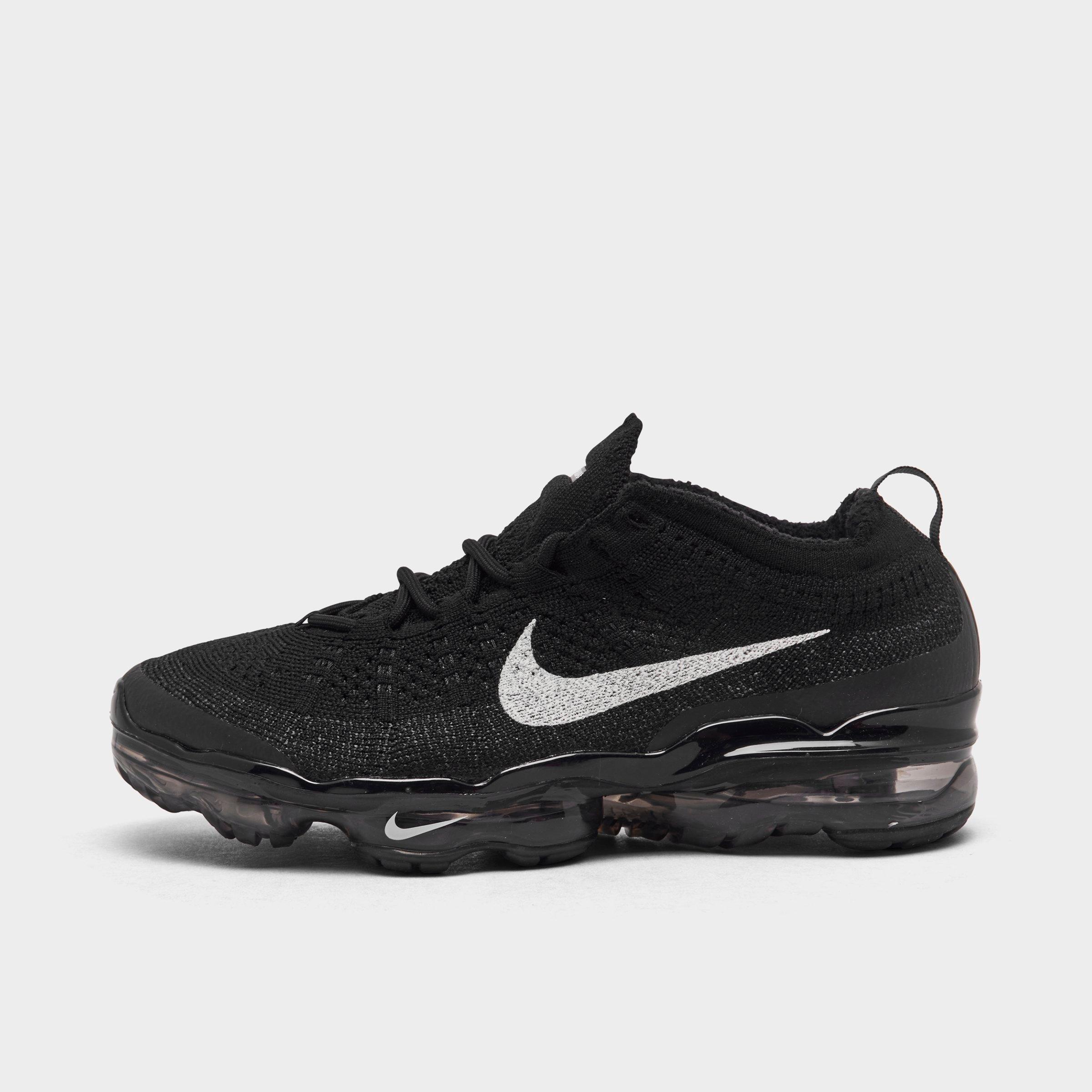 Nike Vapormax 2023 Flyknit "black/sail" Sneakers In  Black/sail/anthracite