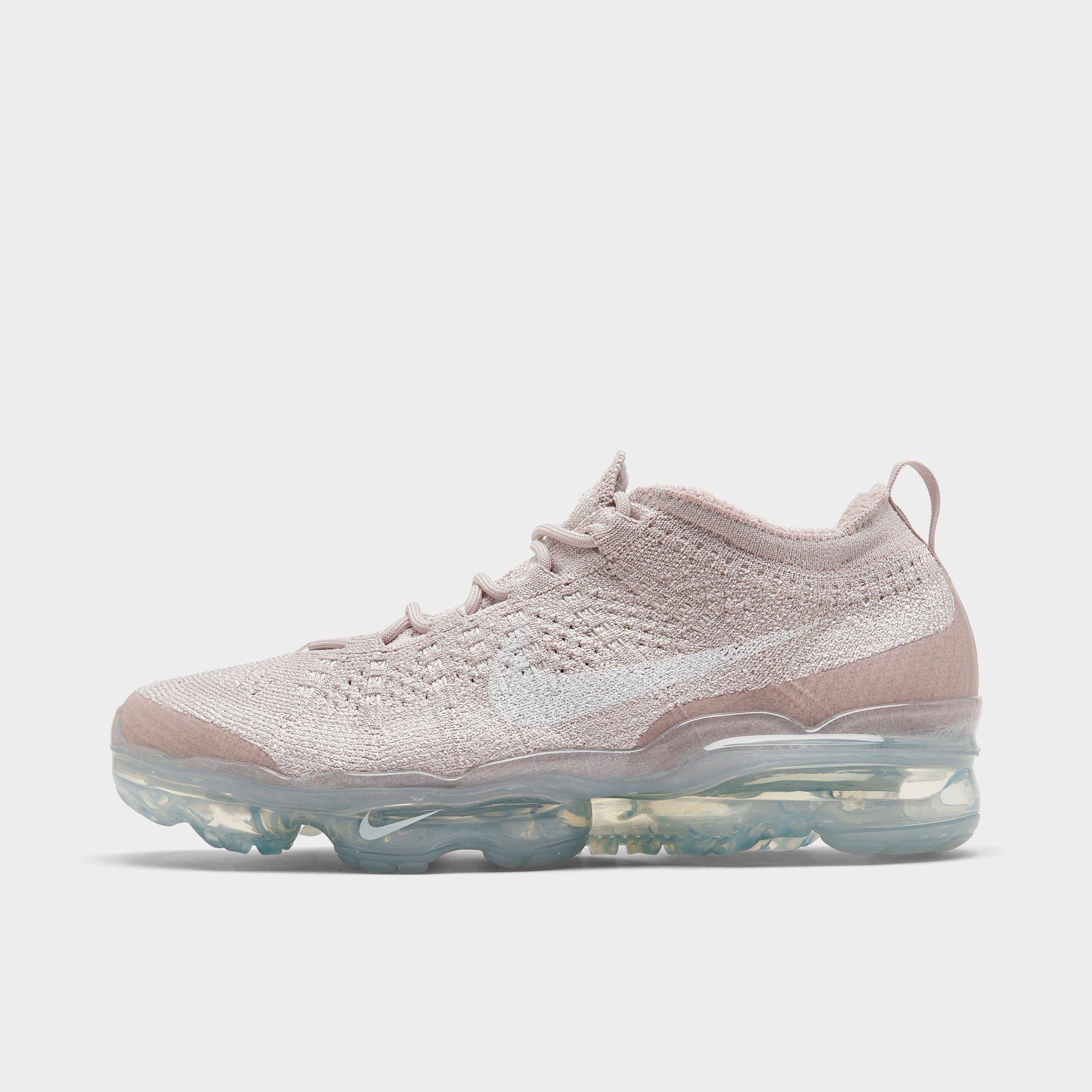 Shop Nike Women's Air Vapormax 2023 Flyknit Running Shoes In Platinum Violet/phantom/metallic Silver/white