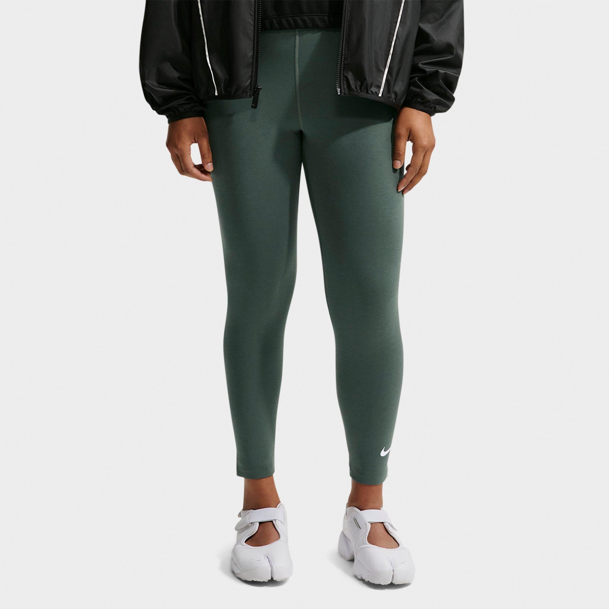 Nike Women's Sportswear Classic High-Waisted 7/8 Leggings in Camo Green/White Size: Small