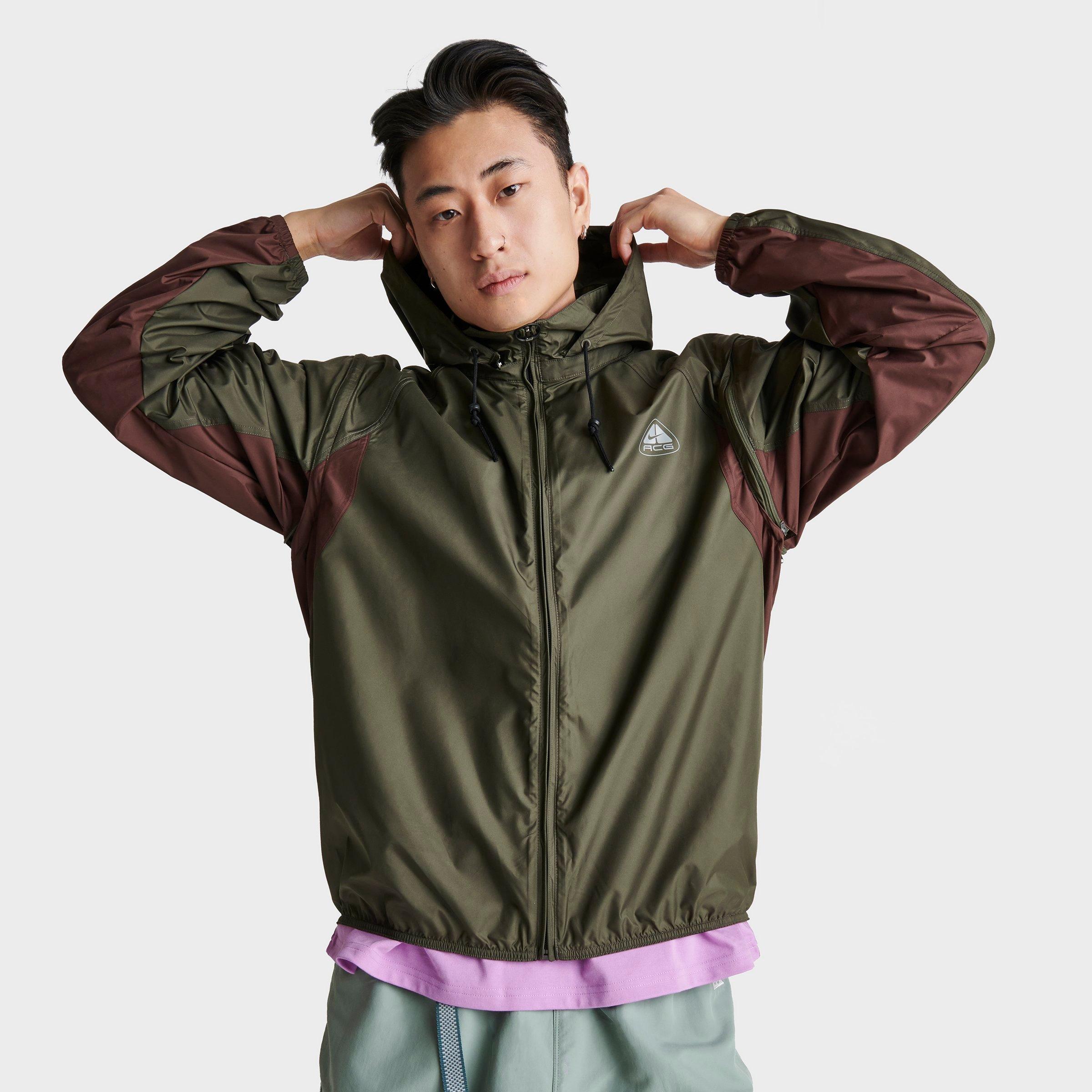 Nike ACG “Oregon Series” Shell Jacket Nike Men's Acg Oregon Series Reissue Micro Shell Jacket In Cargo
