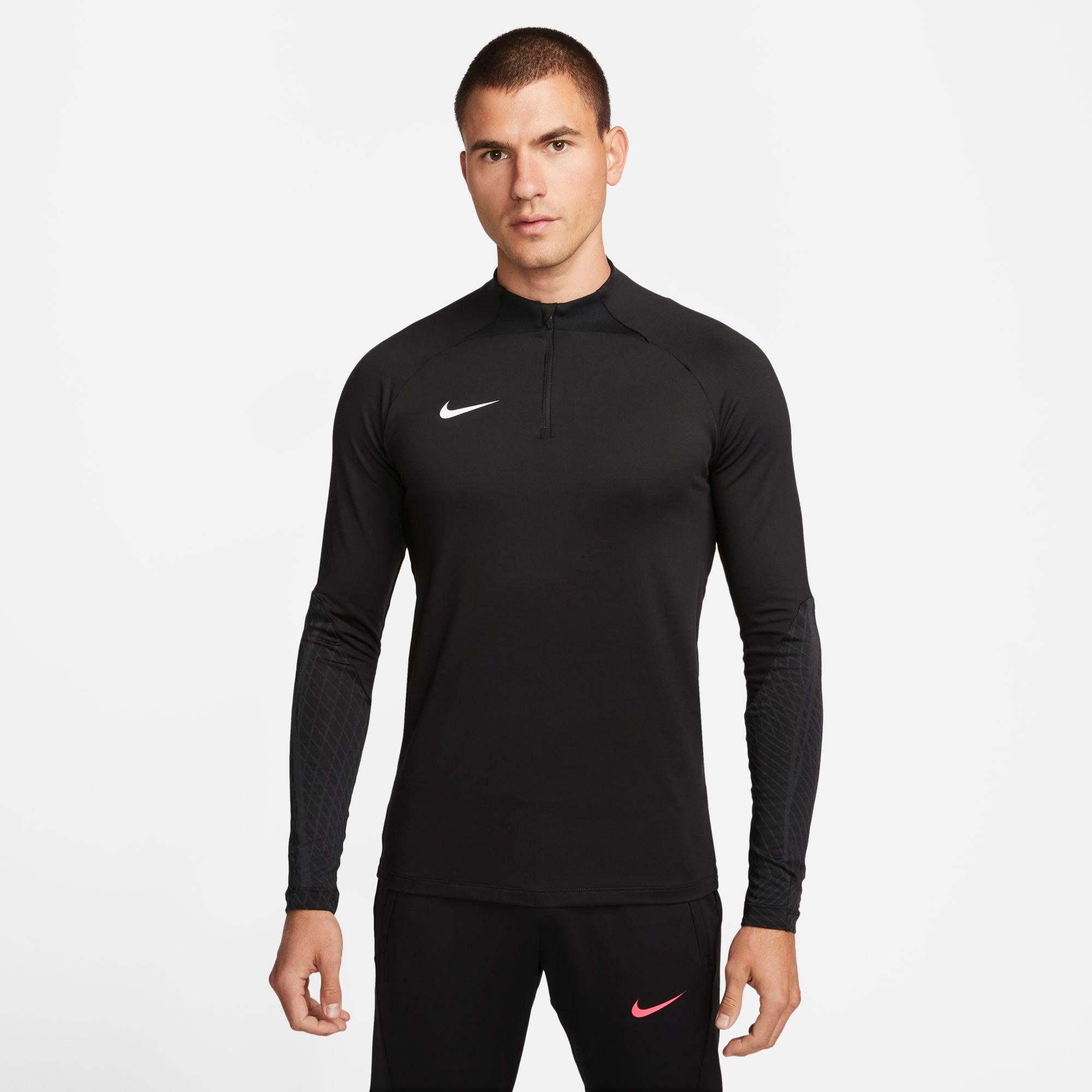 Nike Men's Dri-fit Strike Soccer Drill Top In Black
