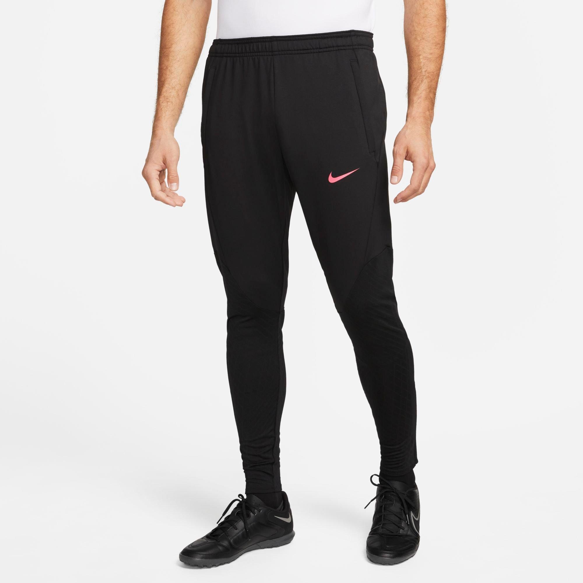 Nike Men's Dri-fit Strike Soccer Pants In Black/hyper Pink