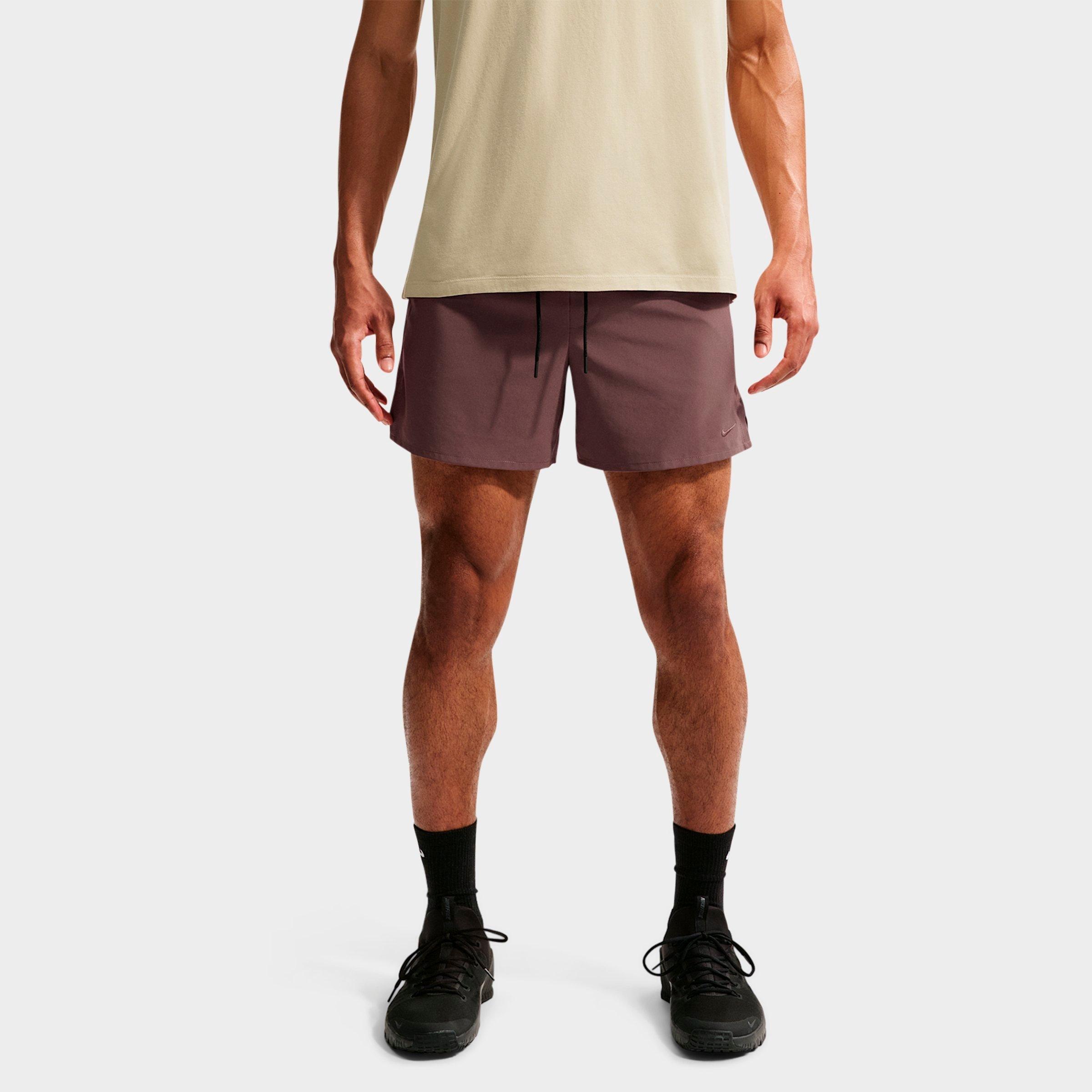 Nike Men's Unlimited Dri-FIT 5" Unlined Versatile Shorts in Tattoo/Black/Tattoo Size: Large