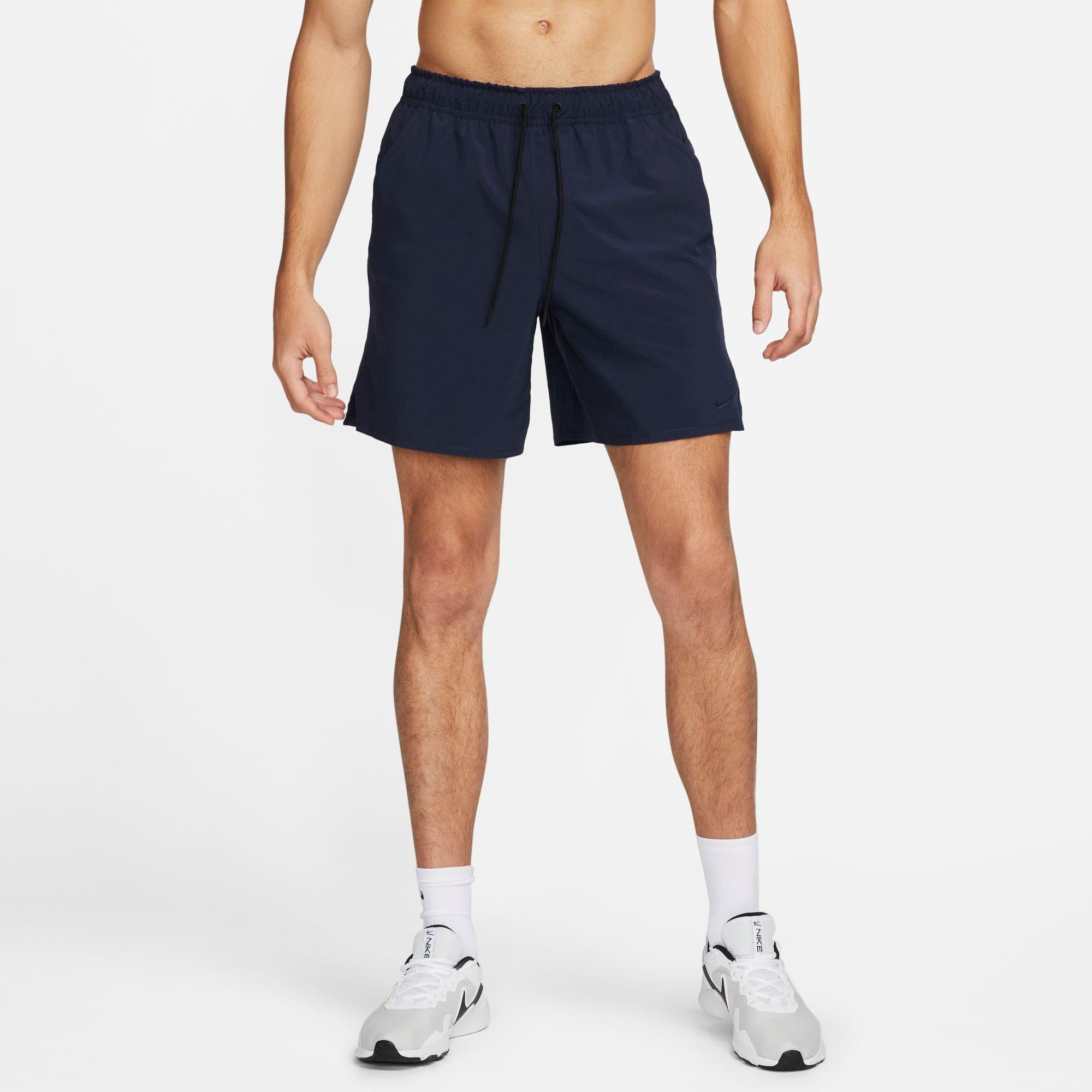 Nike Men's Unlimited Dri-fit 7" Unlined Versatile Shorts In Obsidian/black/obsidian