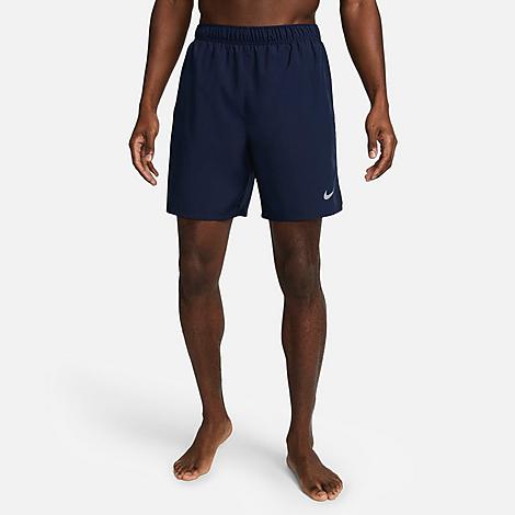 Nike Men's Dri-fit Challenger Brief-lined 7" Running Shorts In Smoke Grey/smoke Grey/black