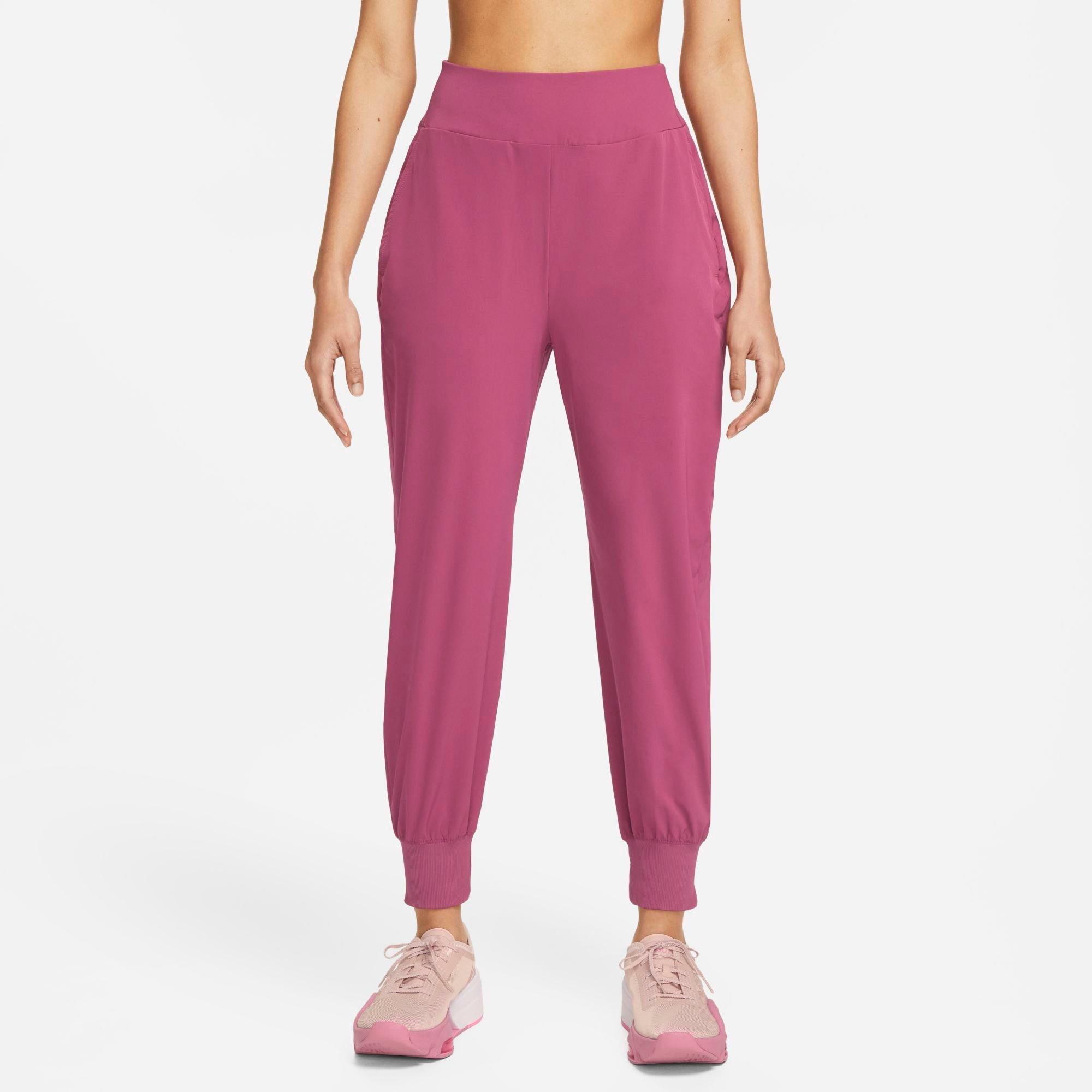 Nike Women's Dri-fit Bliss Jogger Pants In Rosewood/clear
