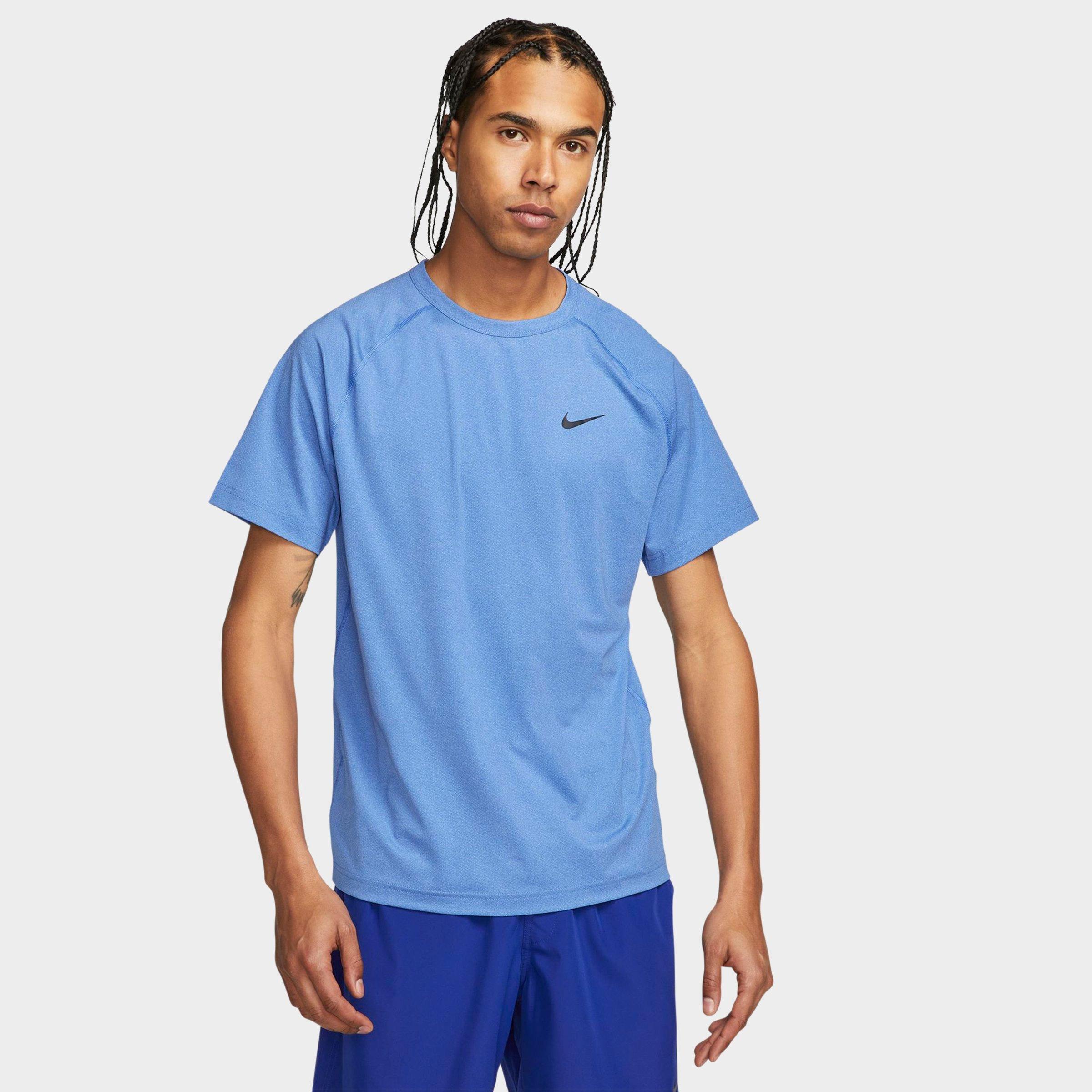Nike Men's Ready Dri-FIT Fitness Top in Blue/Game Royal Size 3XL Polyester