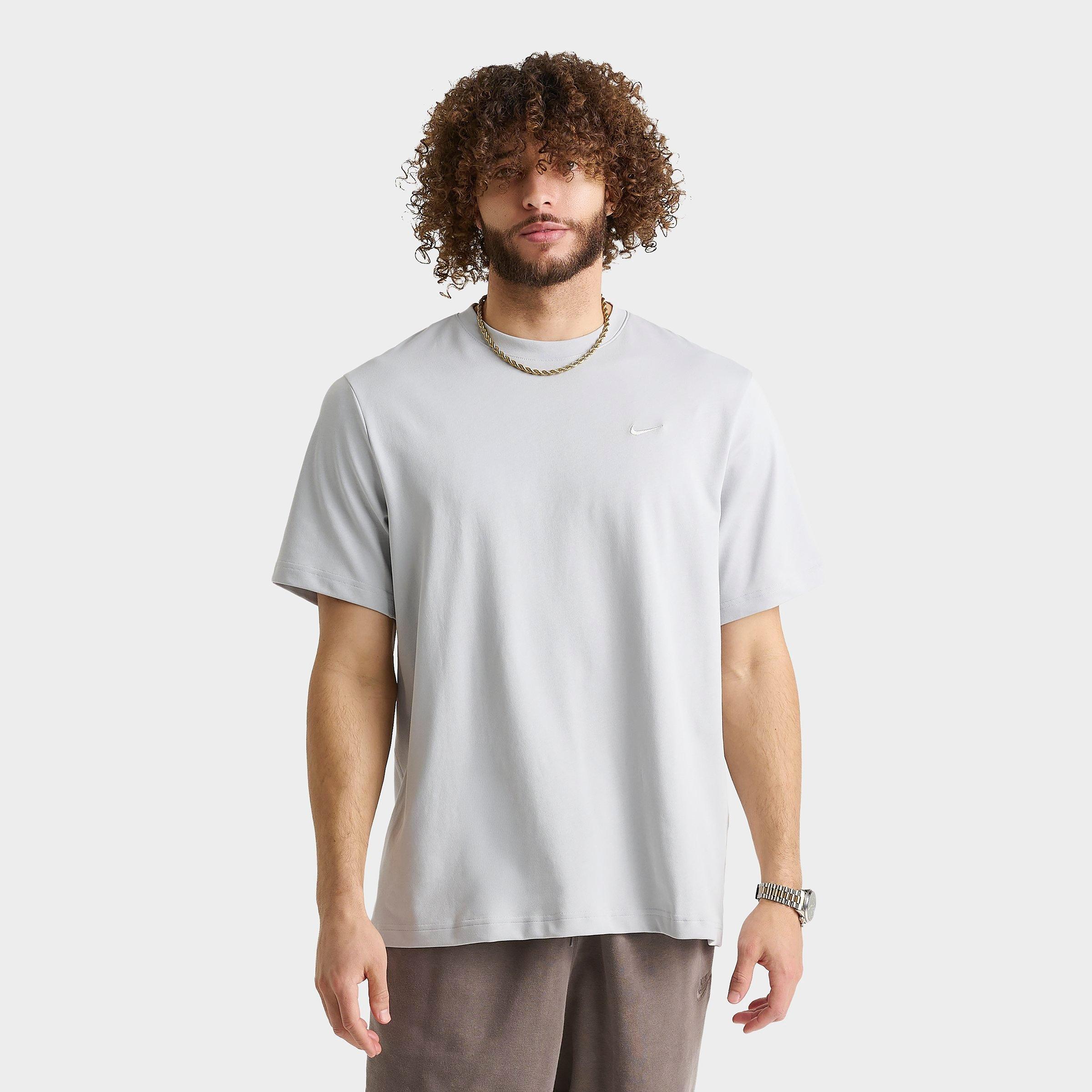 Nike Men's Dri-FIT Primary Versatile Top in Grey Fog/Grey Fog Size: Small