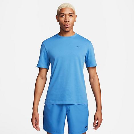 Shop Nike Men's Dri-fit Primary Versatile Top In Star Blue/star Blue