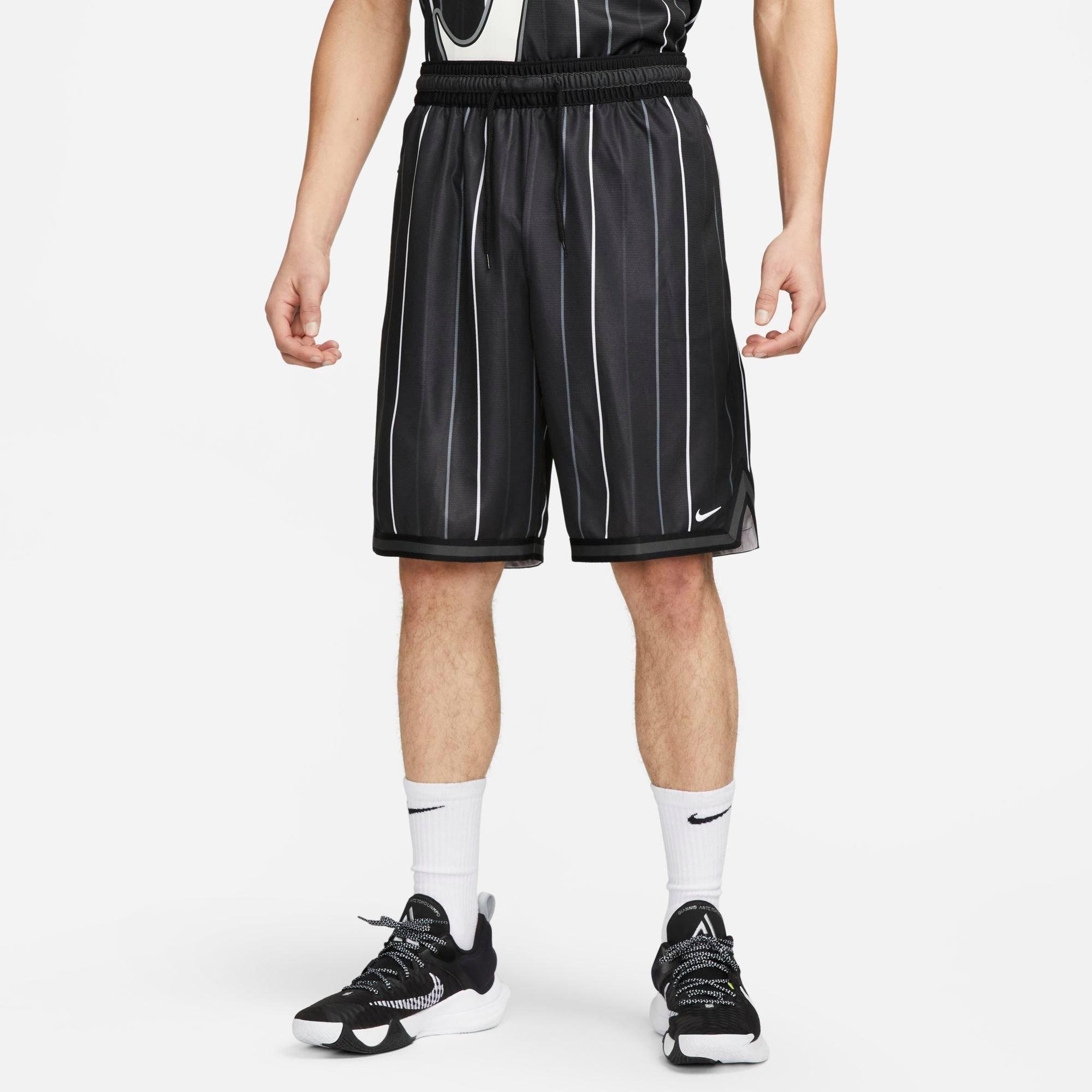 Shop Nike Men's Dri-fit Dna Class Of '96 Basketball Shorts In Black/dark Smoke Grey/white