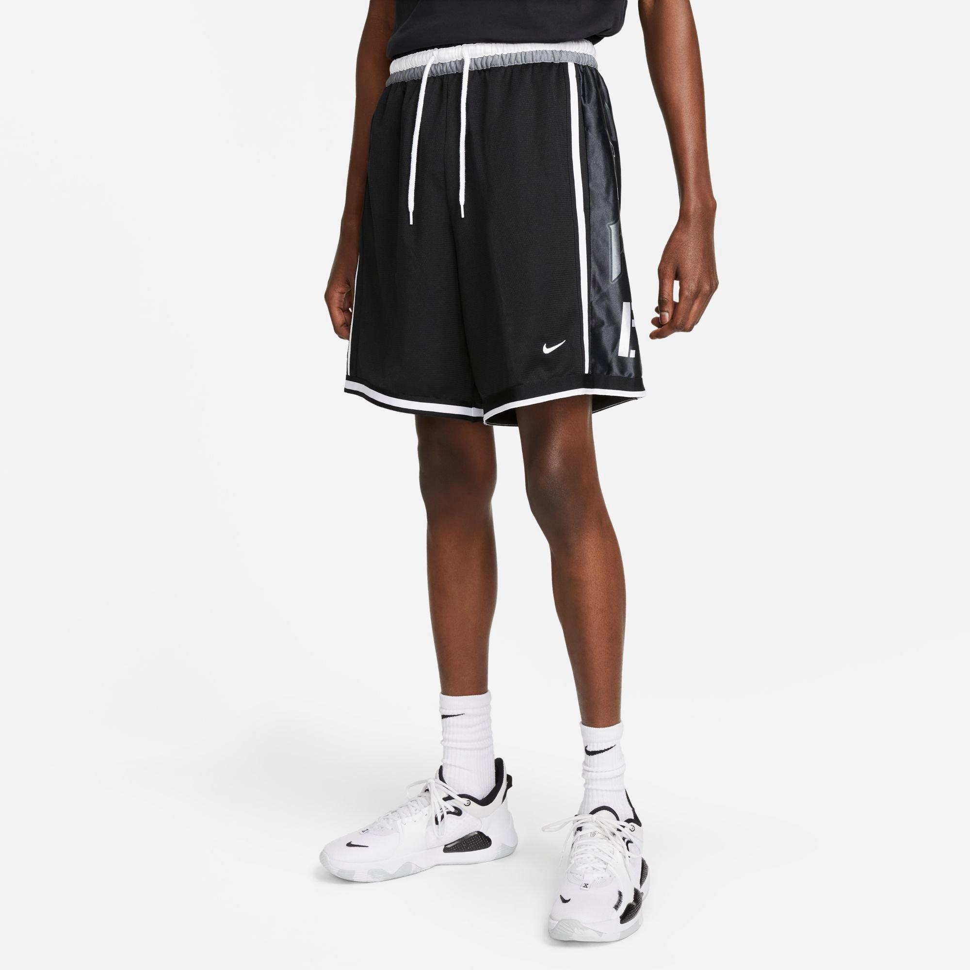 Shop Nike Men's Dri-fit Dna Class Of '96 Print 8" Basketball Shorts In Black/black/cool Grey/white