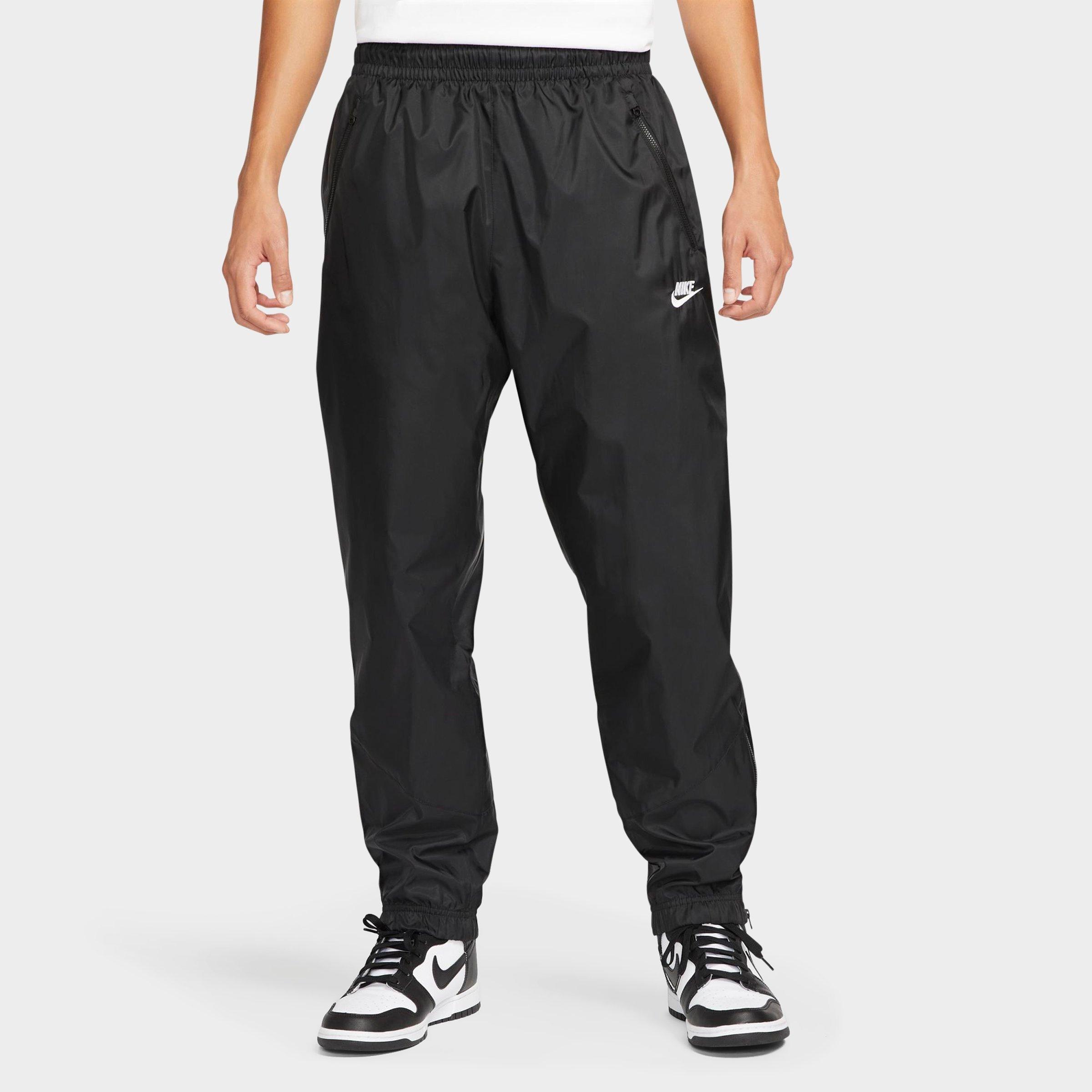 Nike Men's Windrunner Woven Lined Pants In Black/black/white