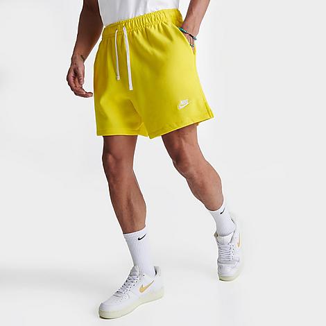 Nike Men's Club Fleece French Terry Flow Shorts In Opti Yellow | ModeSens