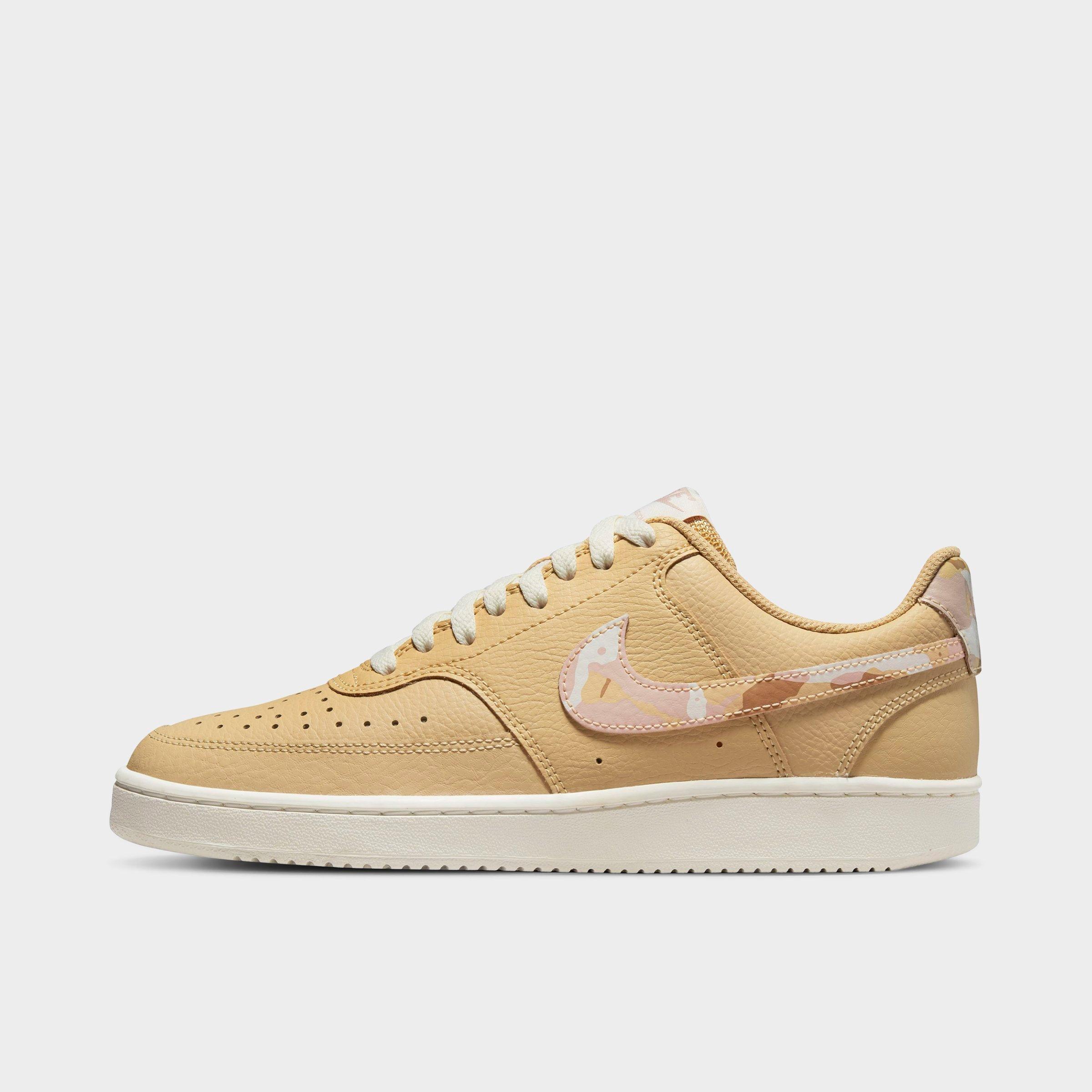 Nike Court Vision Low Sesame/multi-color-sail Dx3734-200 Women's In Sesame/sail/pink Oxford/multi-color