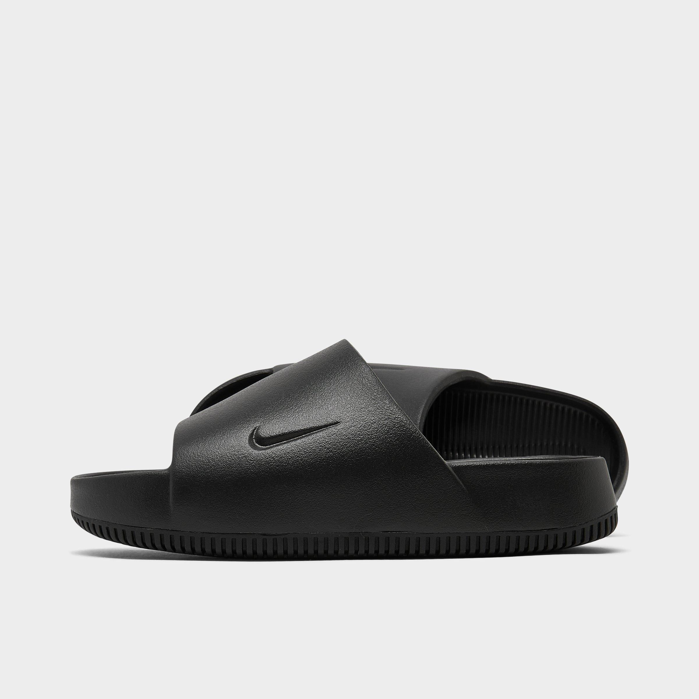 Shop Nike Women's Calm Slide Sandals In Black