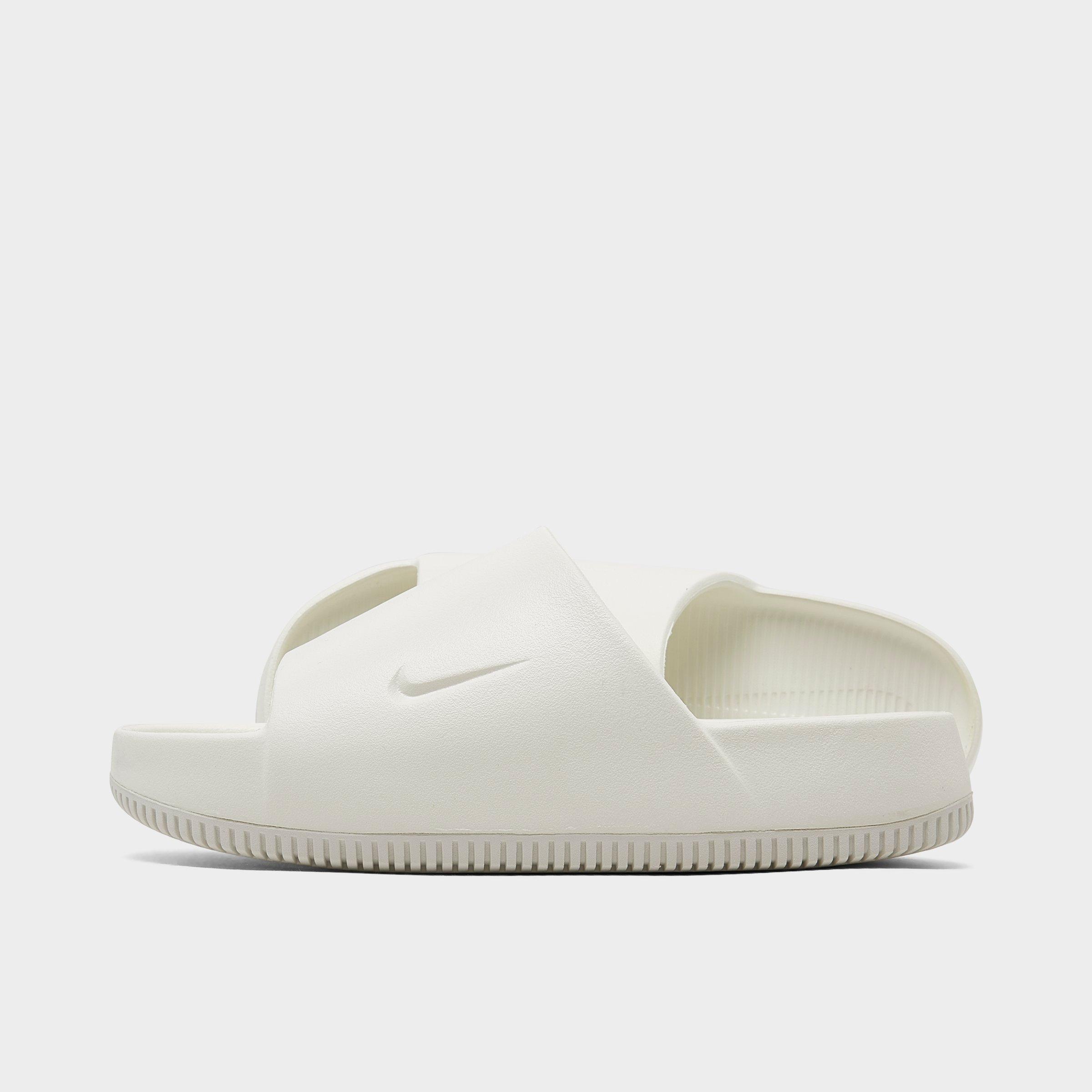 Nike Women's Calm Slide Sandals in Sail/Sail Size: 5