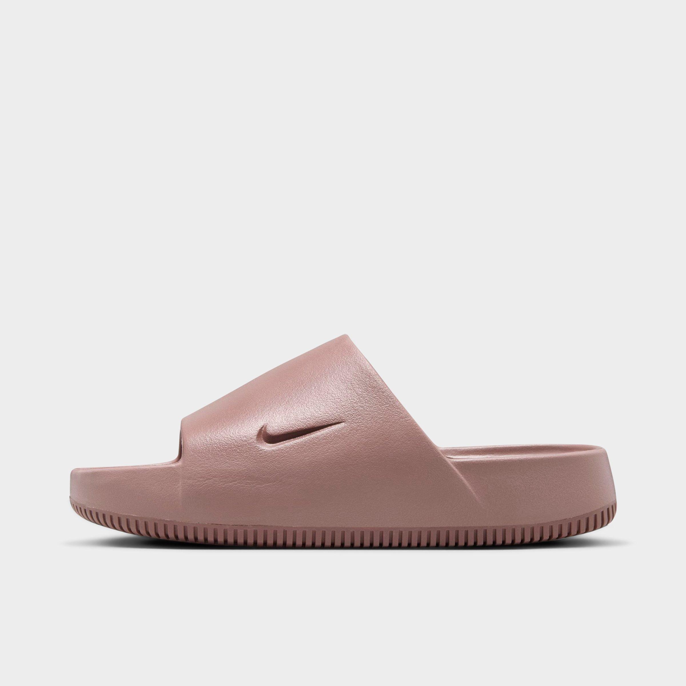 Shop Nike Women's Calm Slide Sandals In Smokey Mauve/smokey Mauve