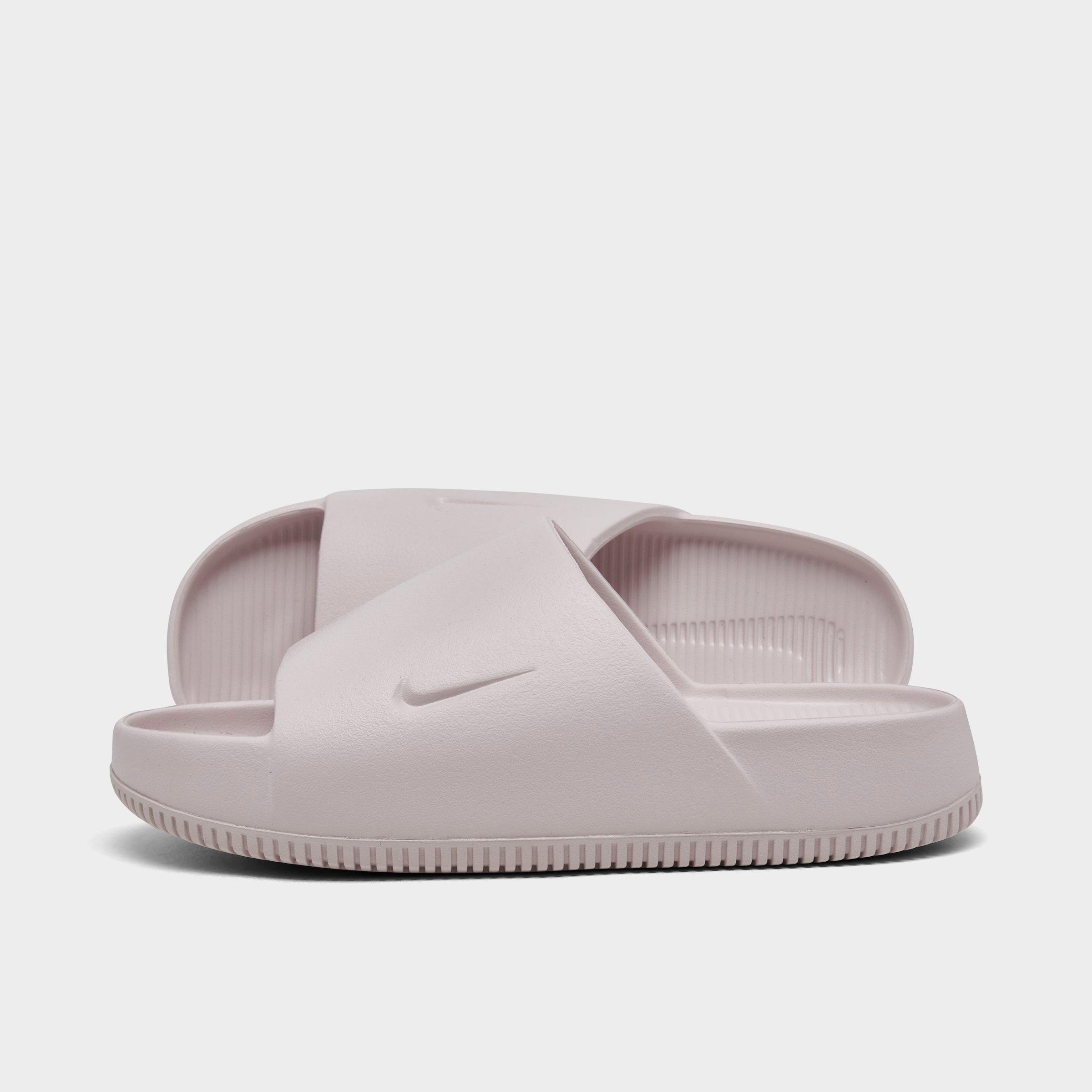 Nike Women's Calm Slide Sandals From Finish Line In Barely Rose/barely Rose