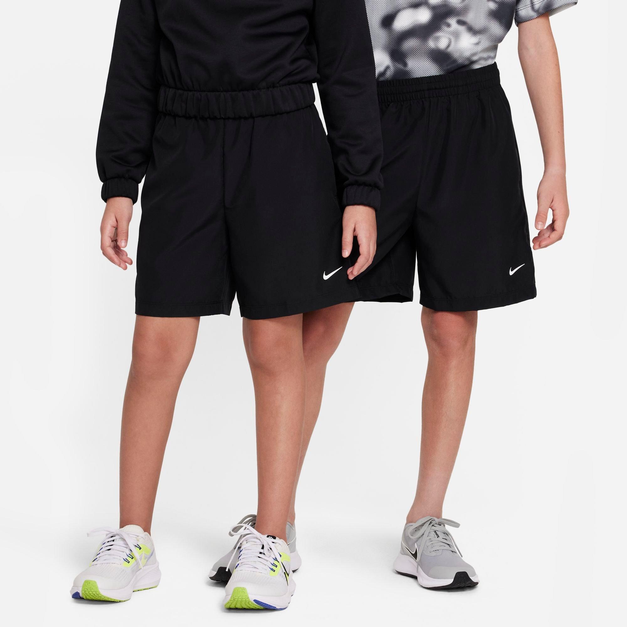 Nike Kids' Multi Dri-FIT Training Shorts in Black/Black Size Medium 100% Polyester