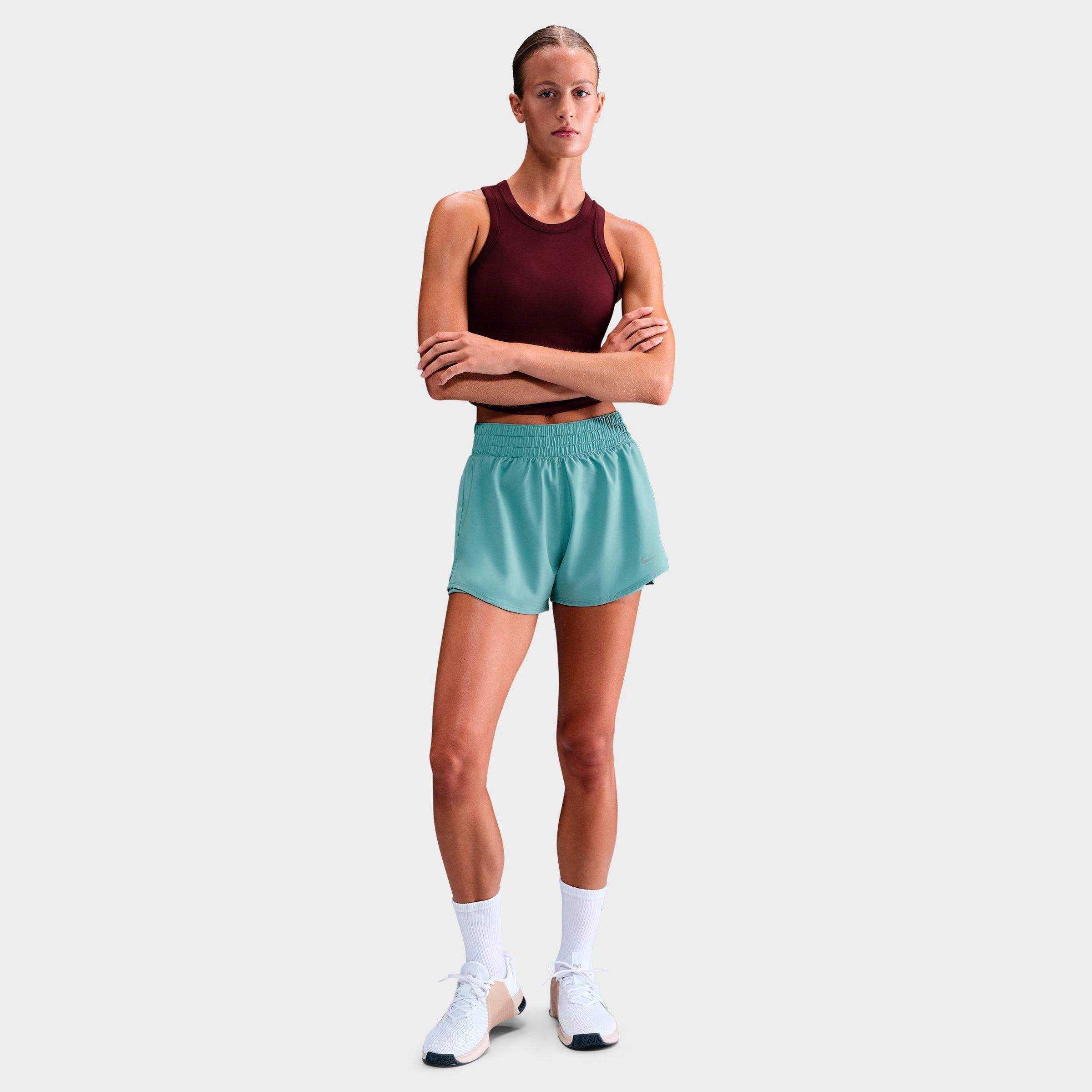 Nike Women's One Fitted Dri-fit High-waisted 3-inch 2-in-1 Shorts In Multi