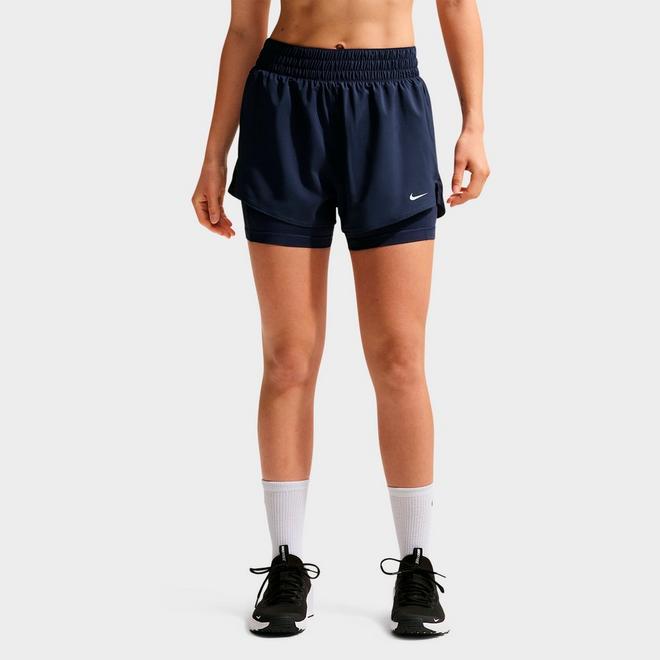 Women's Nike One Fitted Dri-FIT High-Waisted 3-Inch 2-in-1 Shorts