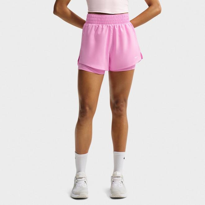 Women's Nike One Fitted Dri-FIT High-Waisted 3-Inch 2-in-1 Shorts
