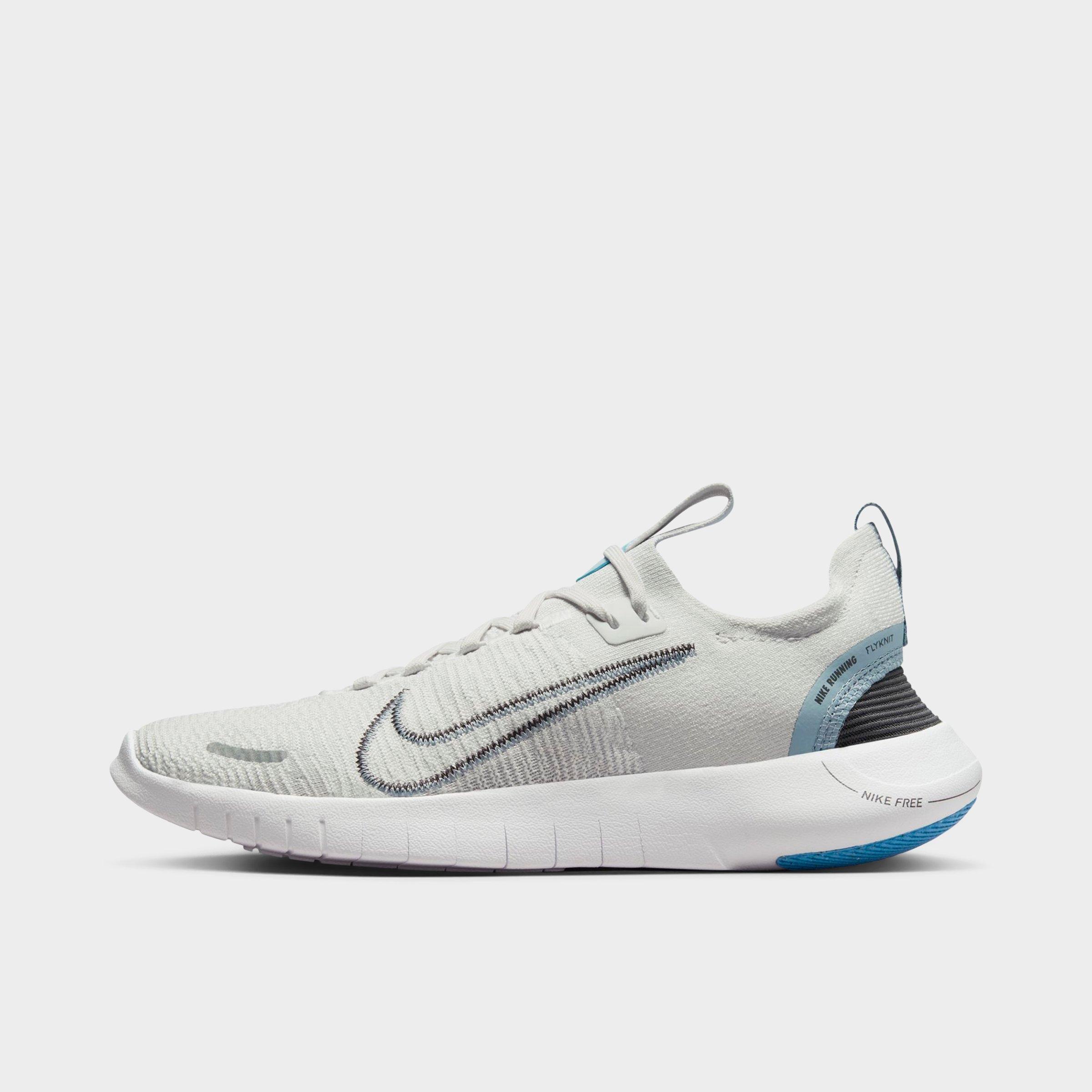 Shop Nike Women's Free Rn Fk Next Nature Casual Shoes In Platinum Tint/light Armory Blue/white/iron Grey