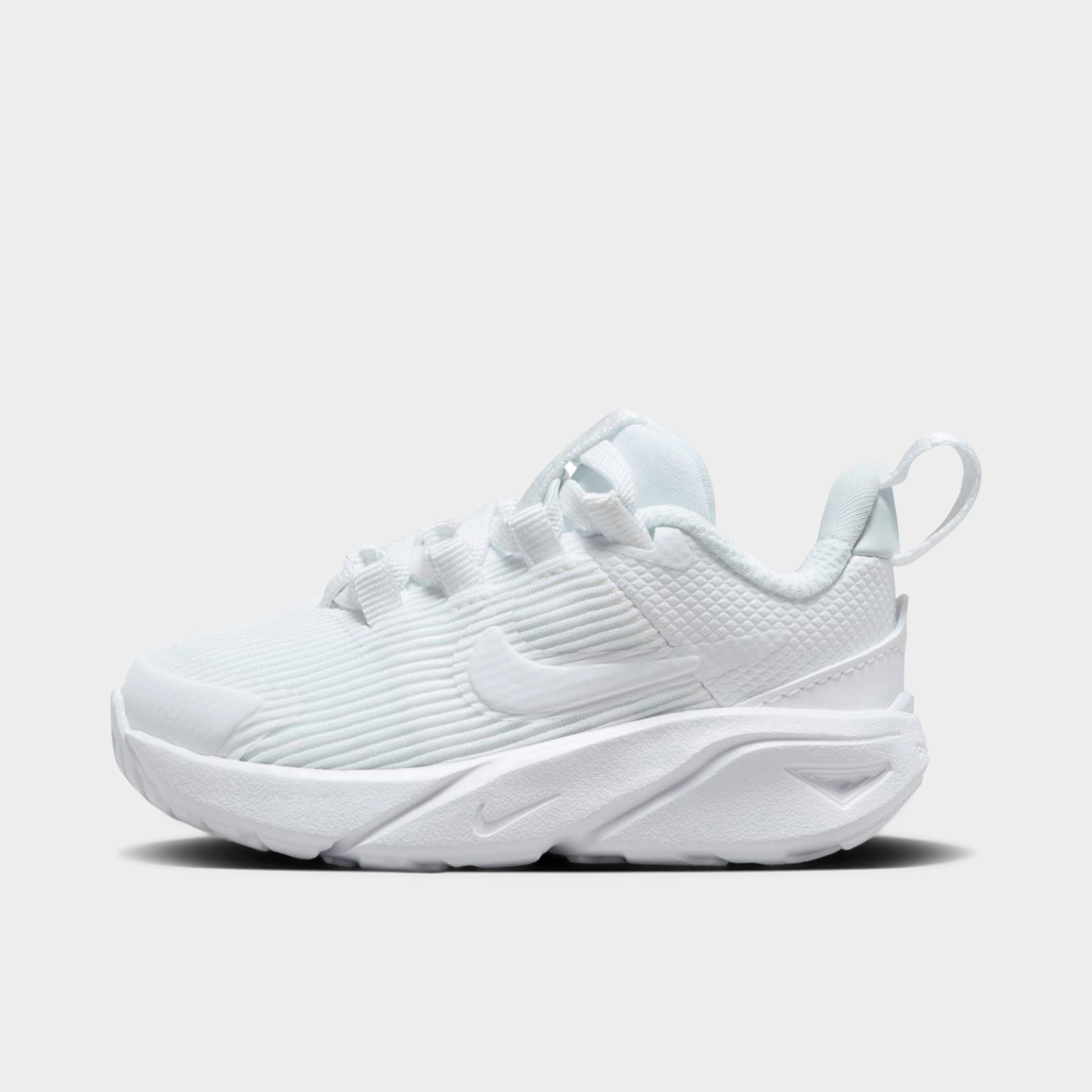 Nike Kids Toddler Star Runner 4 Running Shoes in White/White/White Size: 2.0